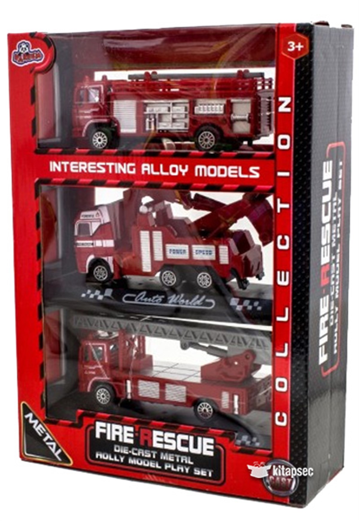 Vardem Kutulu 3'lü İtfaiye Araç Seti