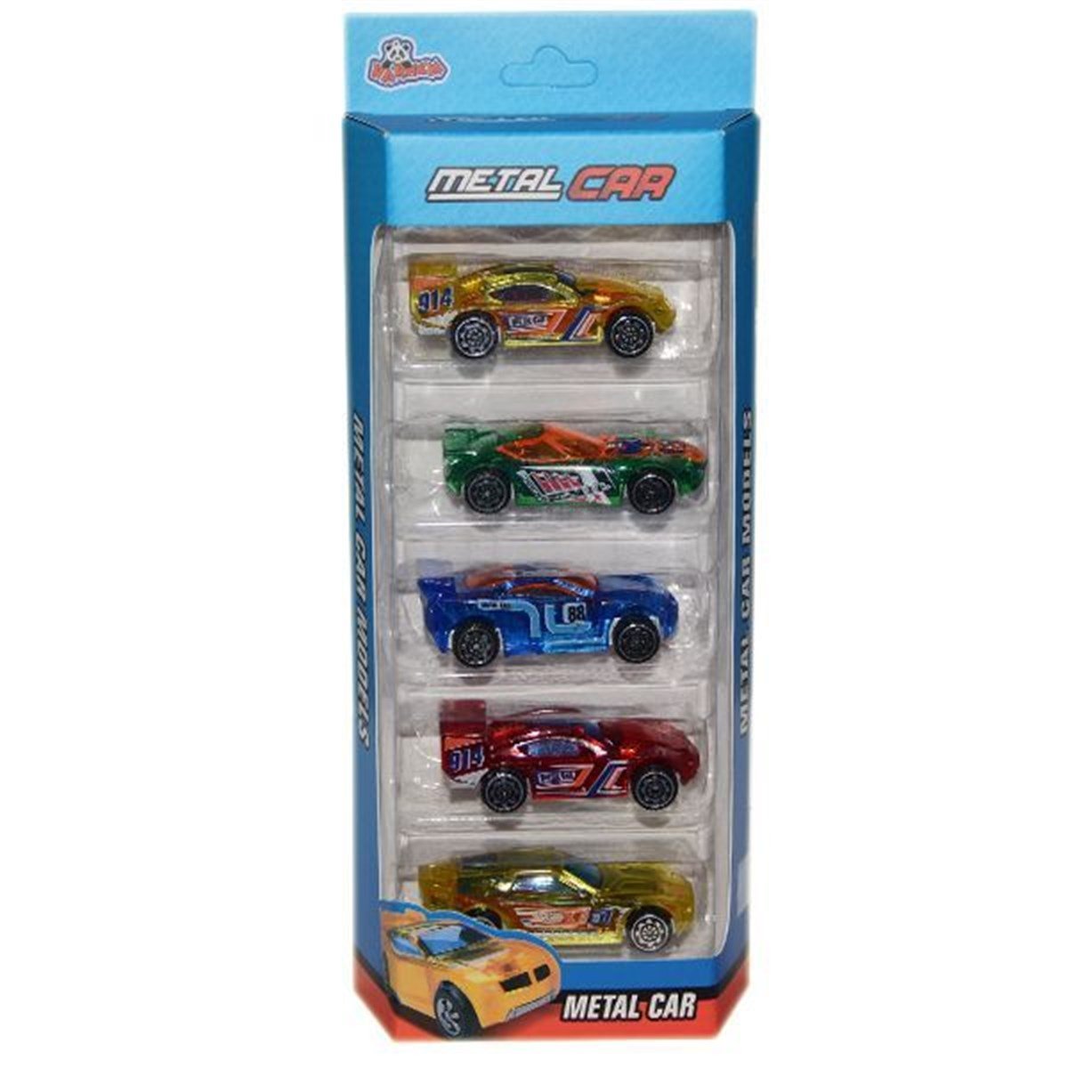 Vardem Oyuncak Kutulu 5'Li Metal Araba Serisi 6688