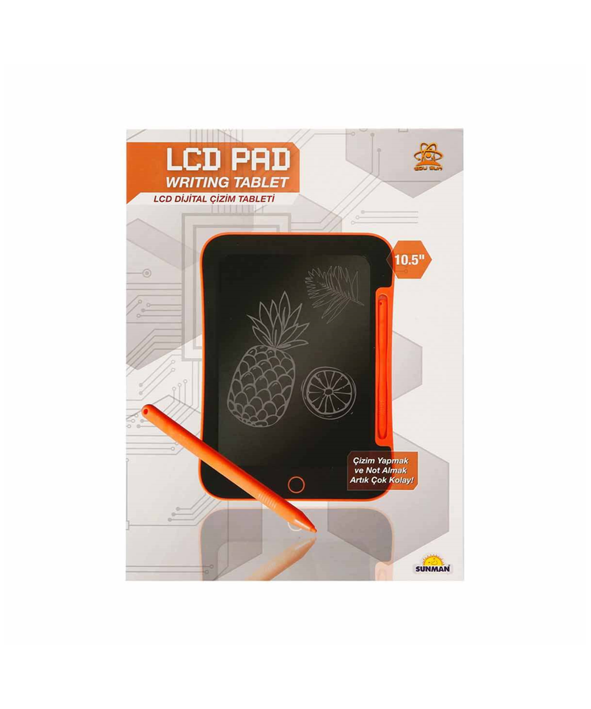 Yazı Tahtası ve Çalışma Masası, Sunman, Turuncu 10,5