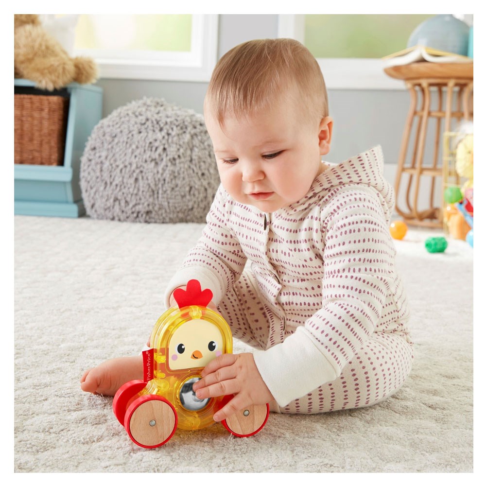 Yürüme Arkadaşları, Fisher Price, Fisher Price Sevimli Araçlar GJW12 GMB25 Sarı Horoz
