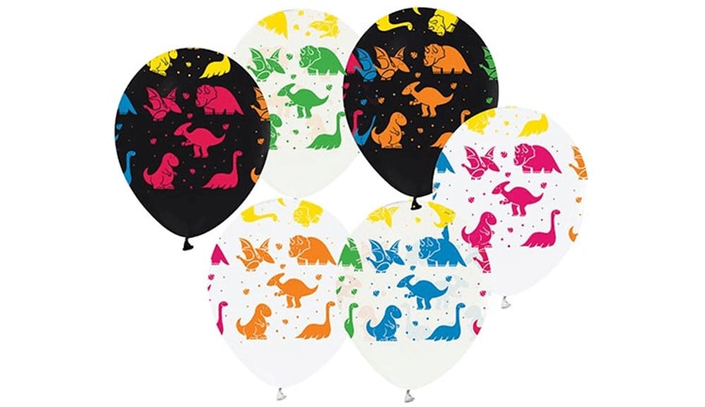 Lisanslı Baskılı Latex BalonlarDinazorlar Temalı Lisanslı Balon 10'lu paketBalonevi
