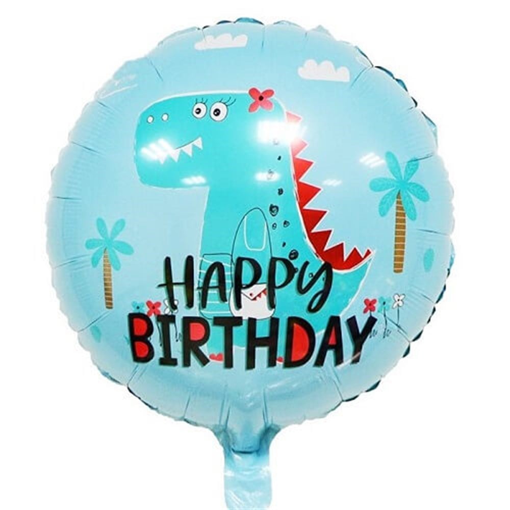 Folyo Balon Temalı ÇeşitleriHappy Birthday Dinazor Temalı Folyo Balon 45 cmİthal