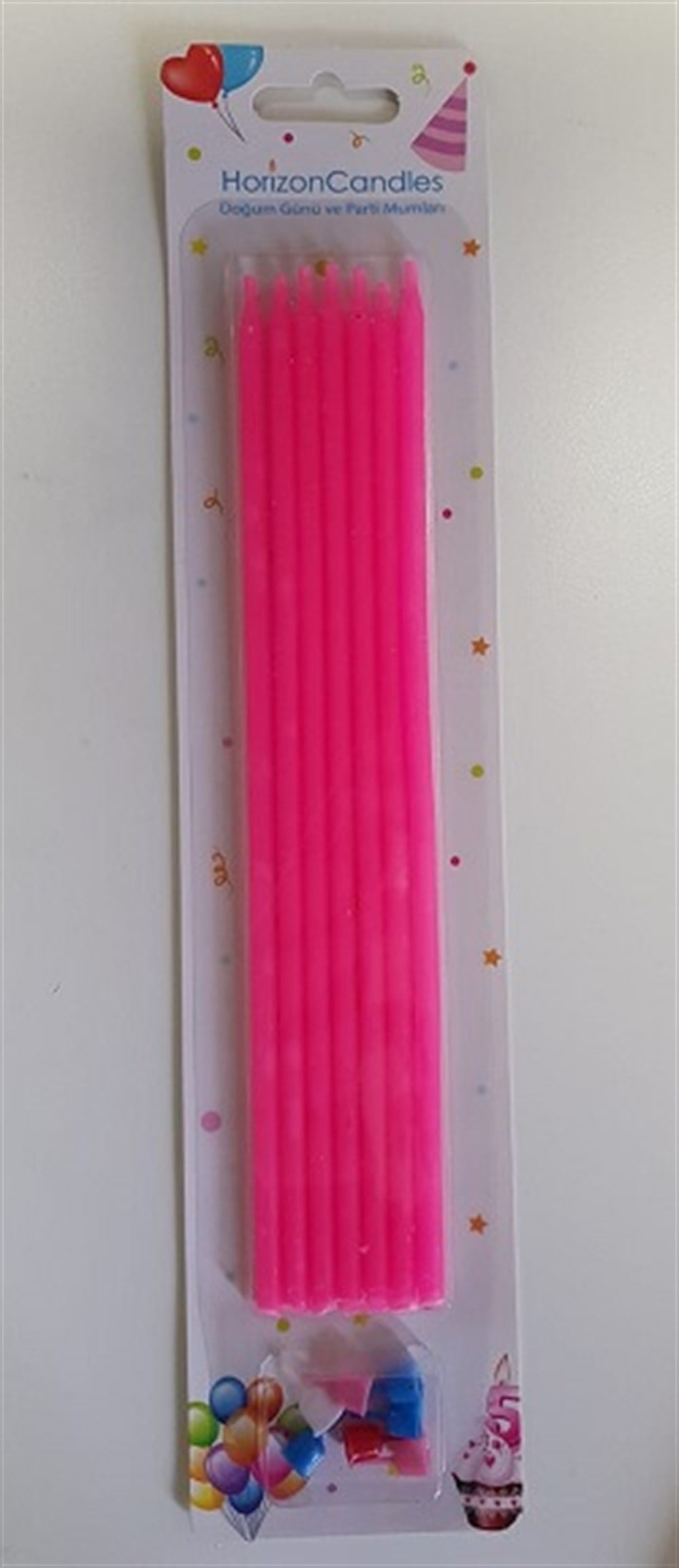 Diğer MumlarMum Çubuk 20cm Pembe 7'liİTHAL