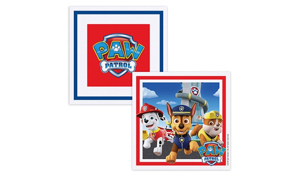 Lisanslı PeçetelerPaw Patrol Temalı Kağıt PeçeteİTHAL
