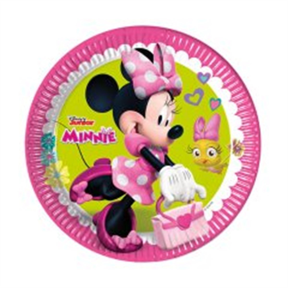 Kağıt Tabak Minnie Mouse 23cm