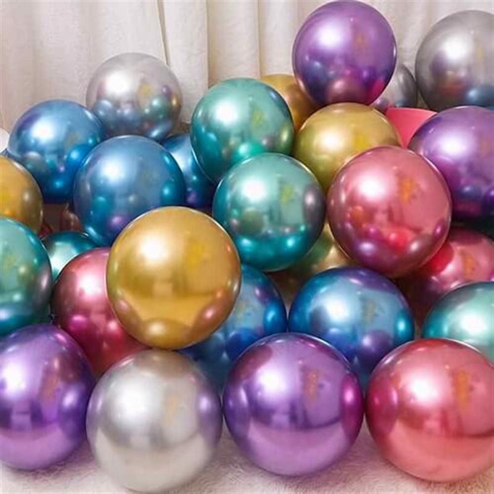 Krom BalonlarKrom Balon Karışık 50 AdetKalisan