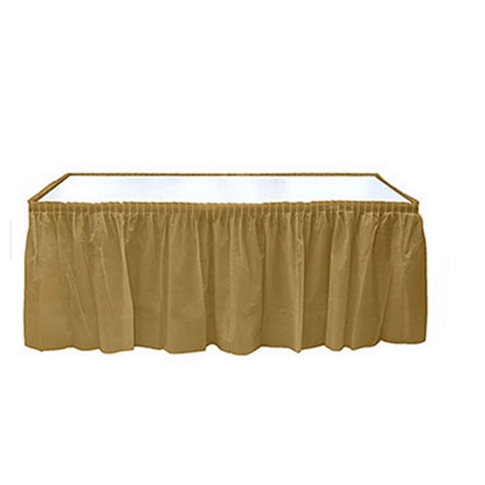 Roll-Up Plastik Masa Eteği GoldMasa Eteği