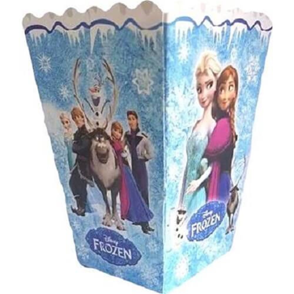 Pop Corn Mısır KutularıPop Corn Mısır Kutusu Frozen ElsaYerli Üretim