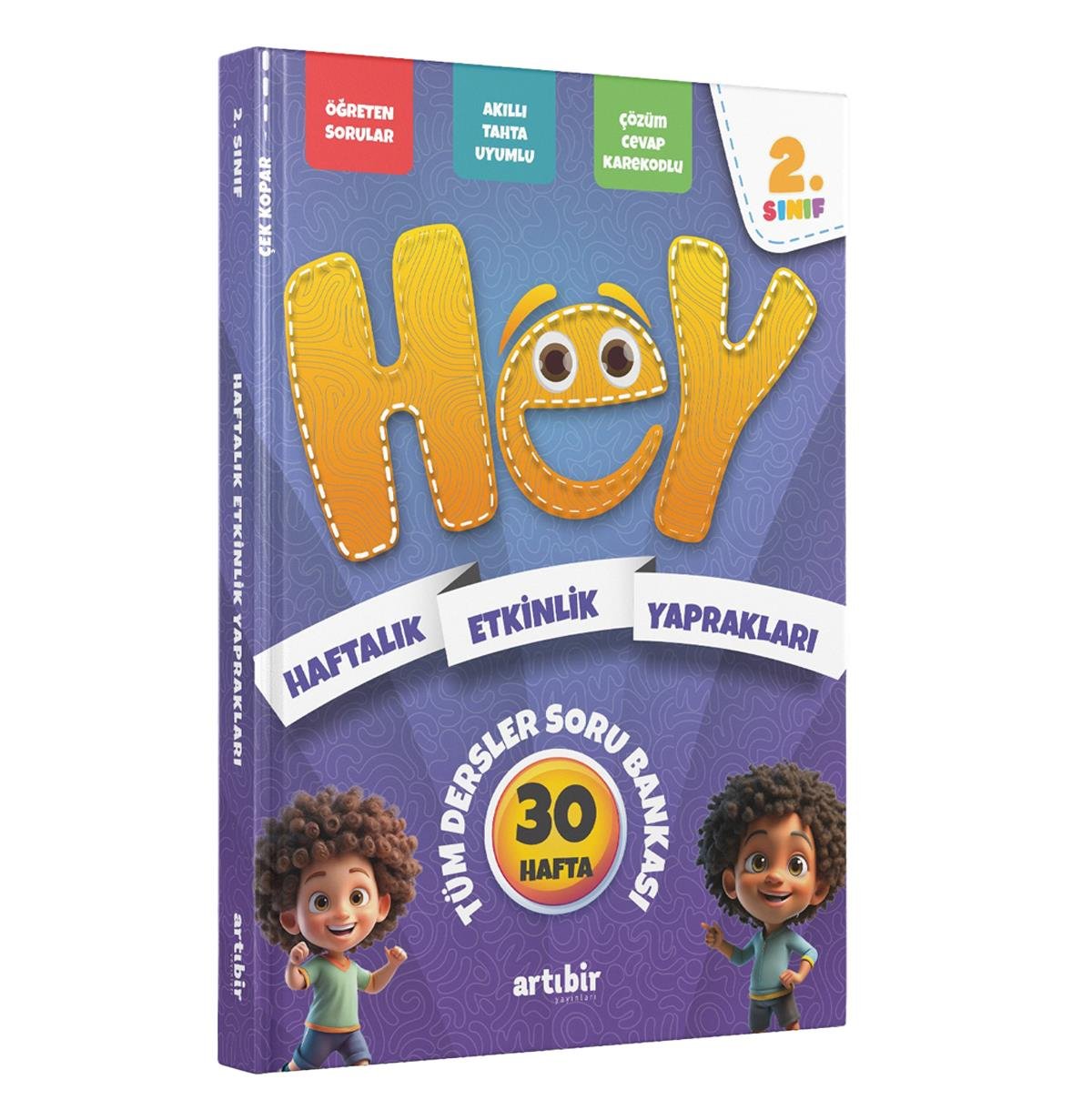 2 Sınıf (HEY) Tüm Dersler Soru Bankası (Haftalık Etkinlik Yaprakları)