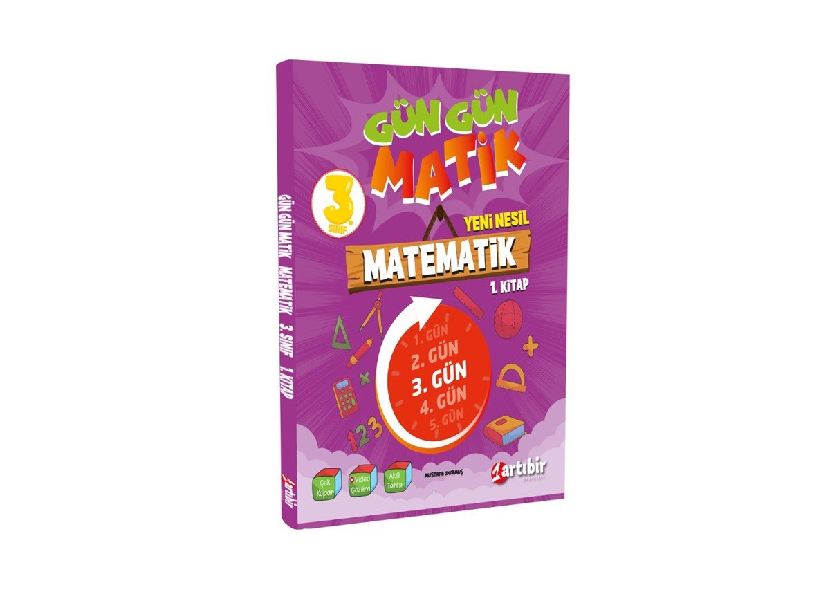 3 SINIF GÜN GÜN MATİK MATEMATİK ( 2 KİTAP)