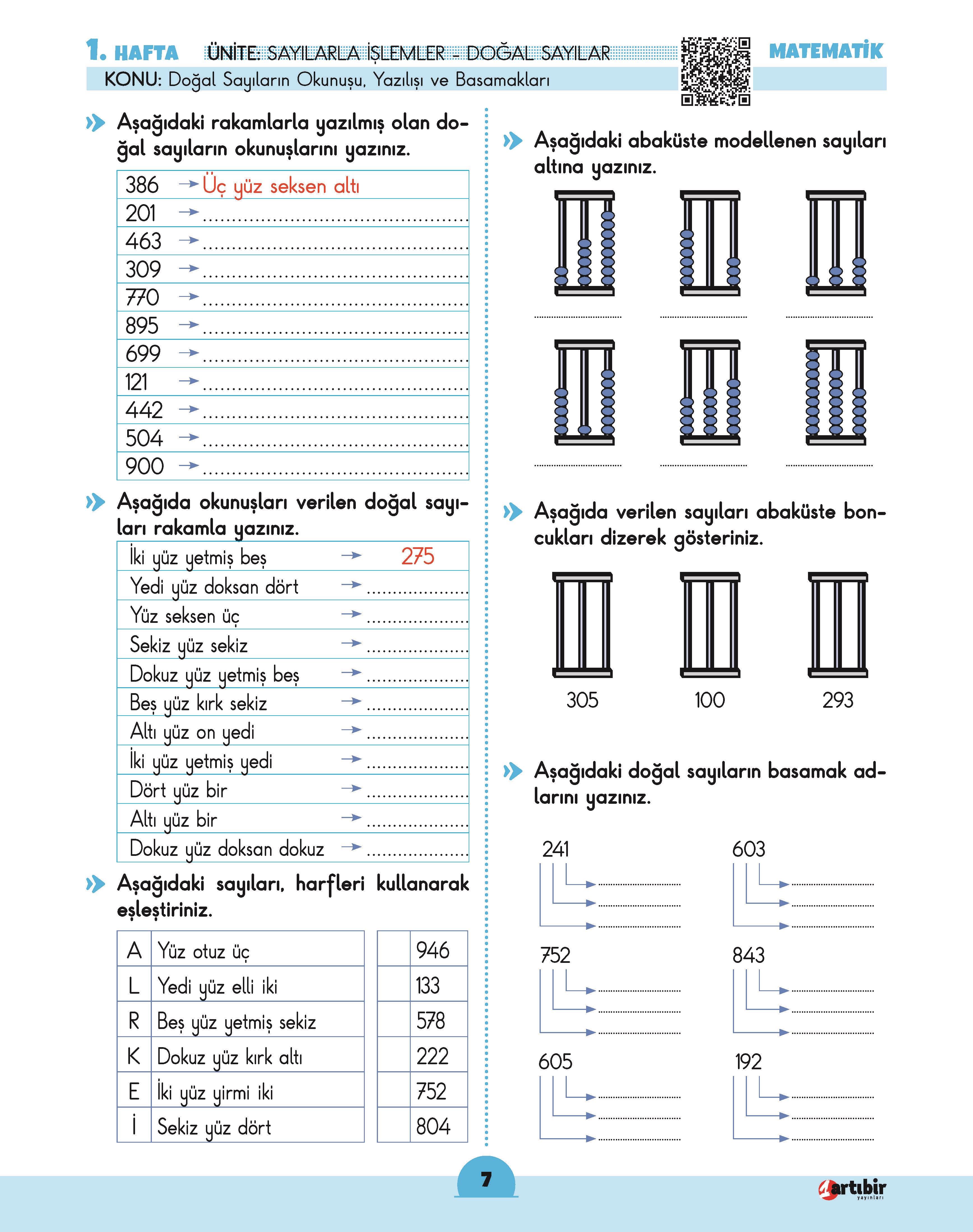 3 Sınıf (HEY) Tüm Dersler Soru Bankası (Haftalık Etkinlik Yaprakları)