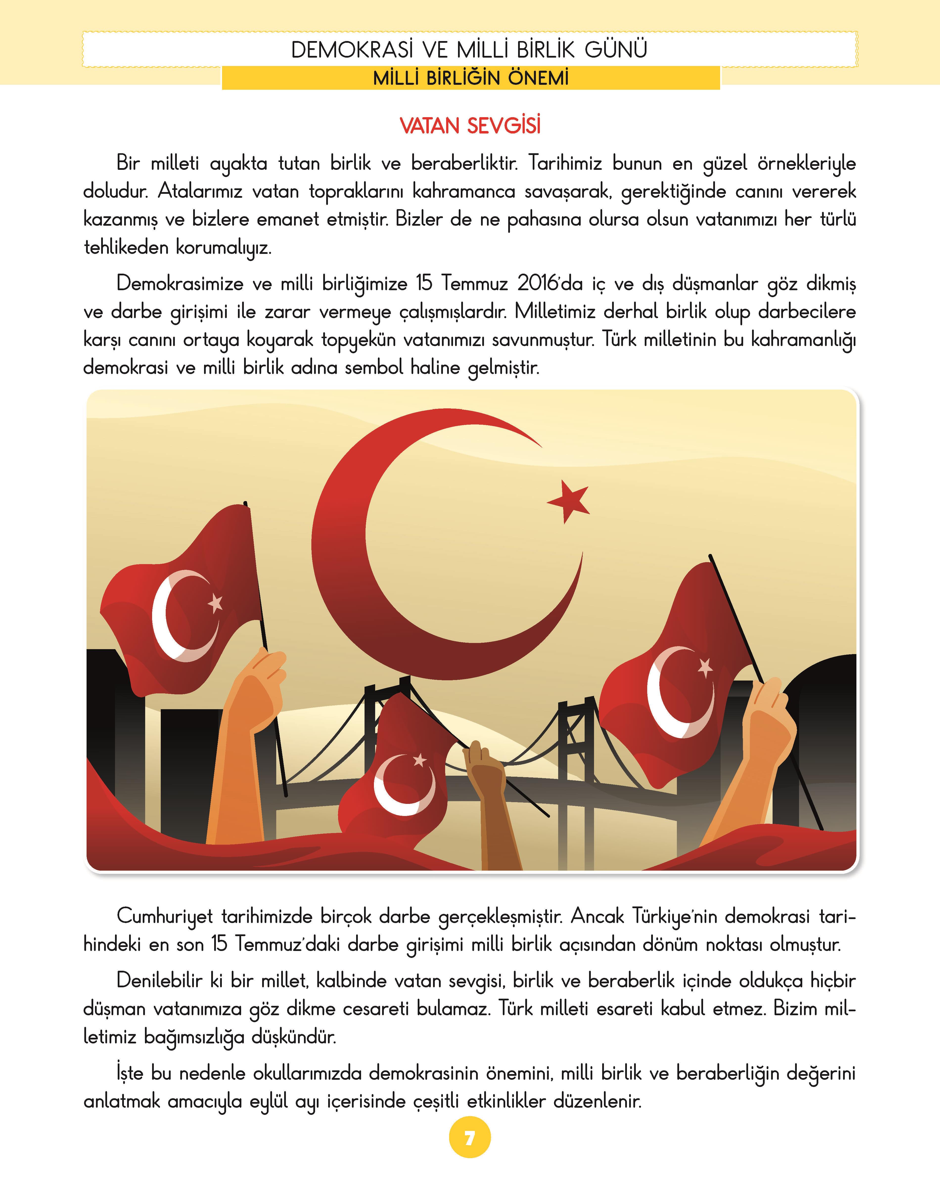 İlkokullar Için Belirli Gün Ve Haftalar (TEMEL DEĞERLERİMİZ)