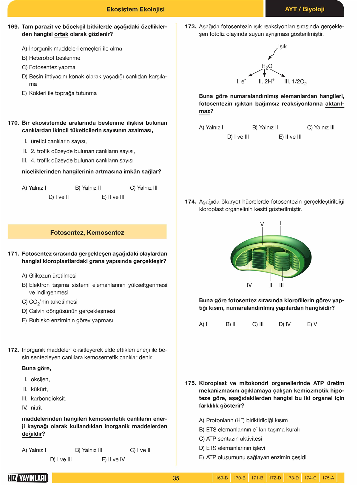 2020 - AYT SON 500 SORU BİYOLOJİ