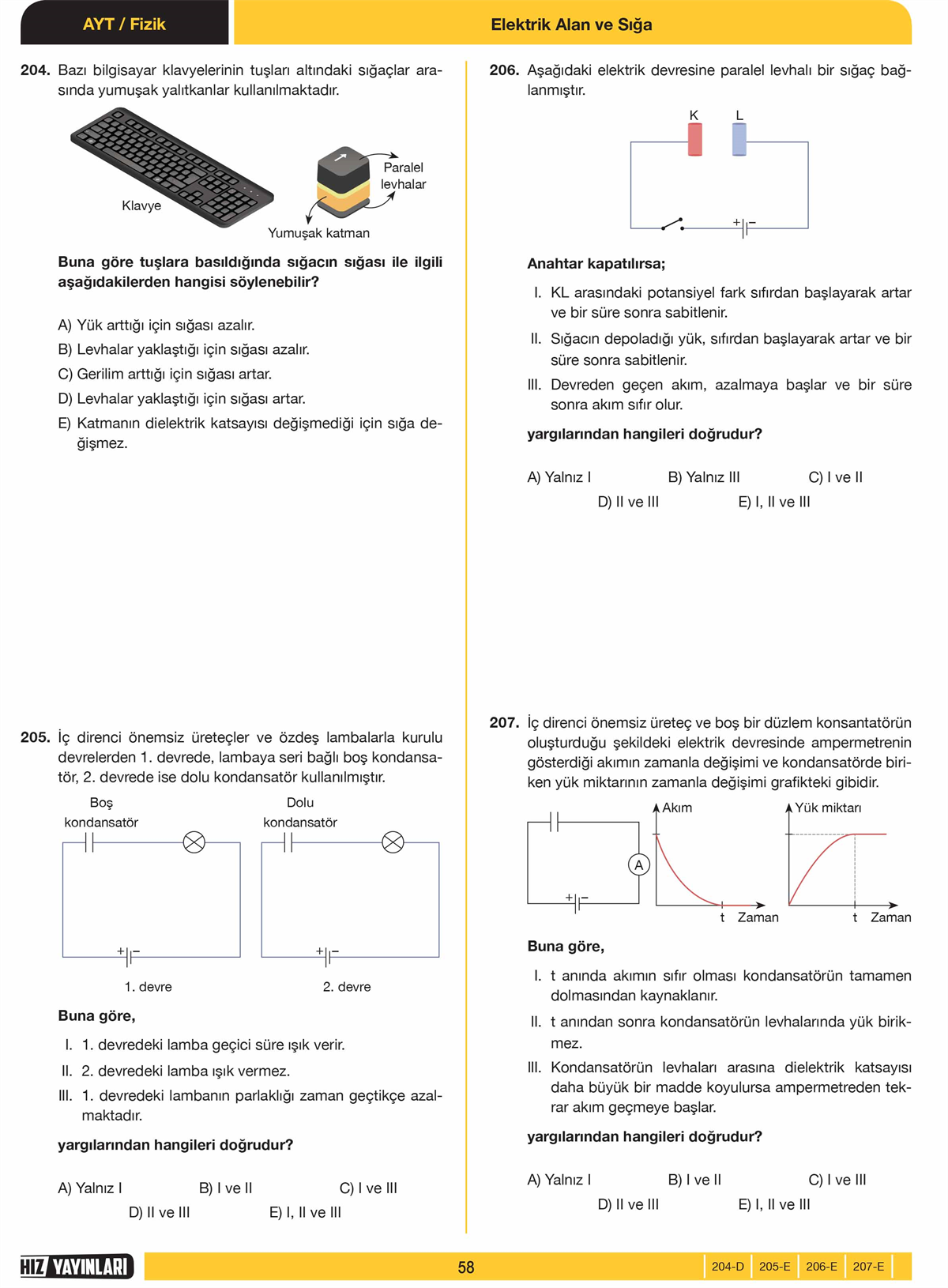 2020 - AYT SON 500 SORU FİZİK