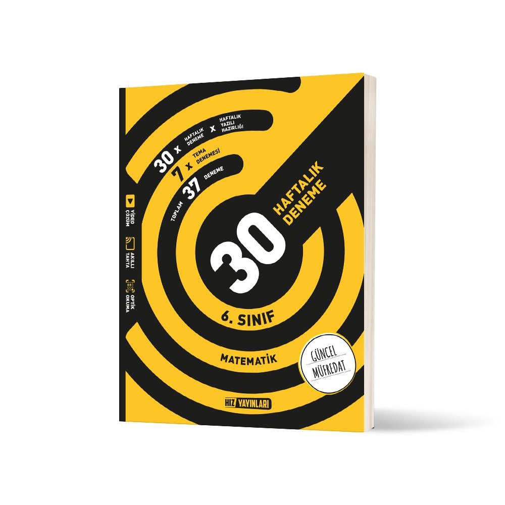 6. SINIF MATEMATİK 30 HAFTALIK KAZANIM DENEMELERİ