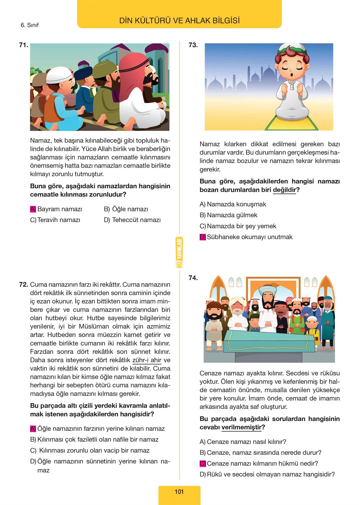 600 SORUDA 6. SINIFLAR İLK DÖNEM TEKRARI