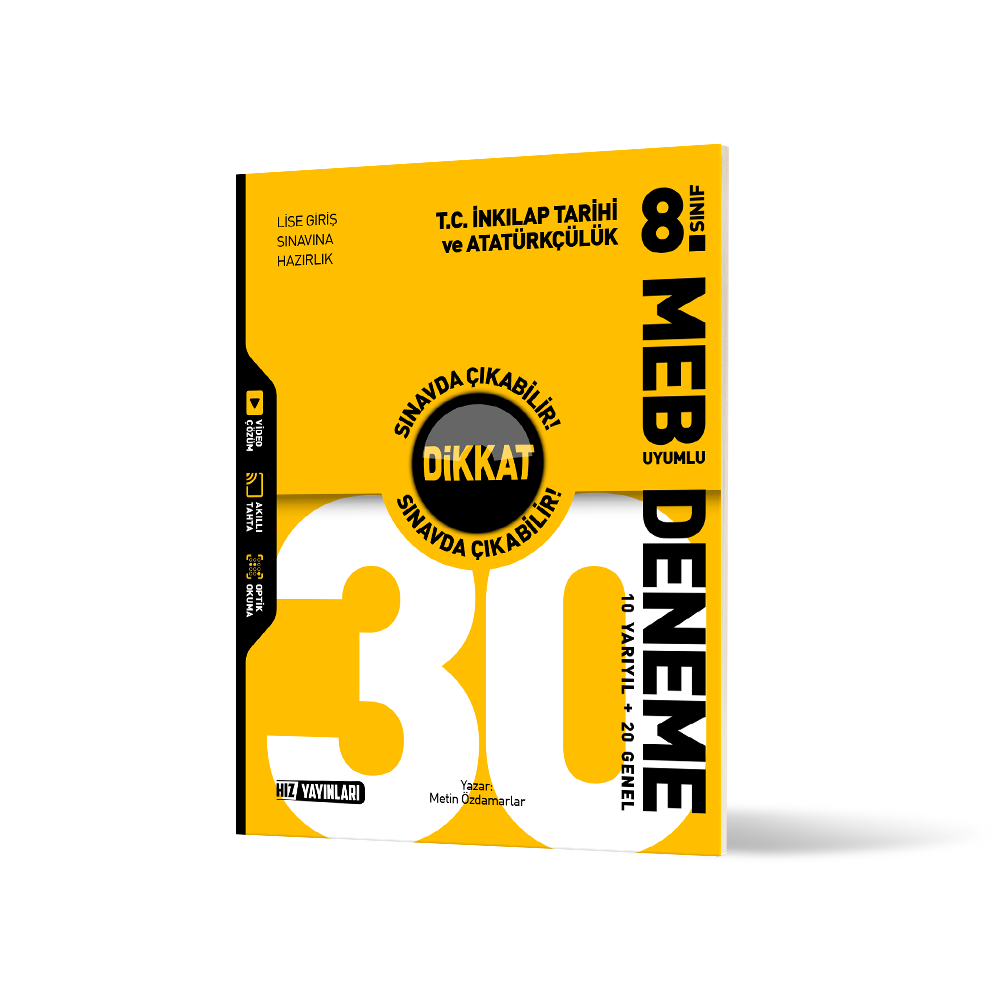 8. SINIF İNKİLAP TARİHİ 30 LU DENEME