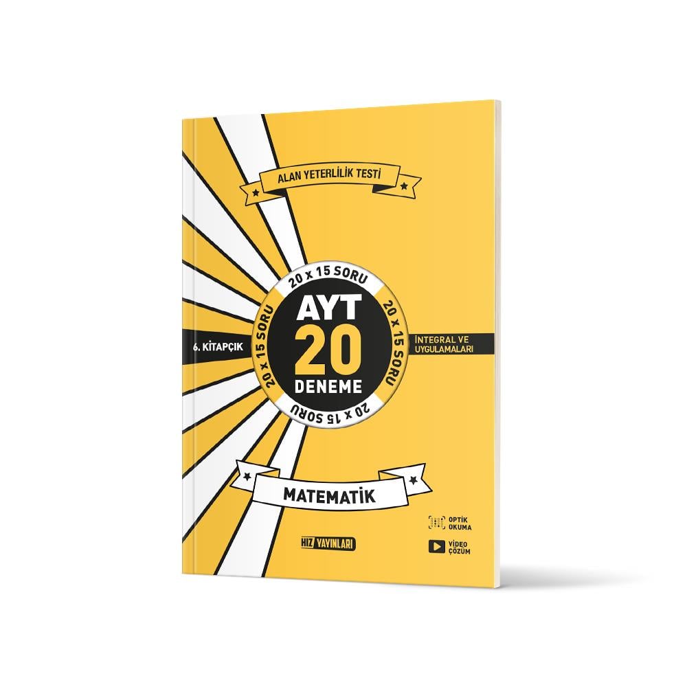 AYT MATEMATİK 20 Lİ İKİNCİ DÖNEM DENEME 6.KİTAP