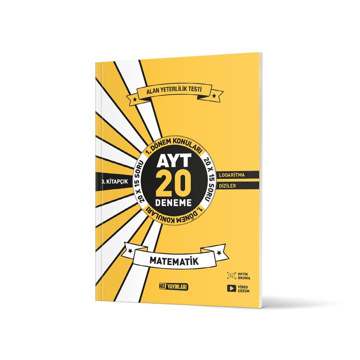 AYT MATEMATİK 20 Lİ İLK DÖNEM DENEME 3.KİTAP