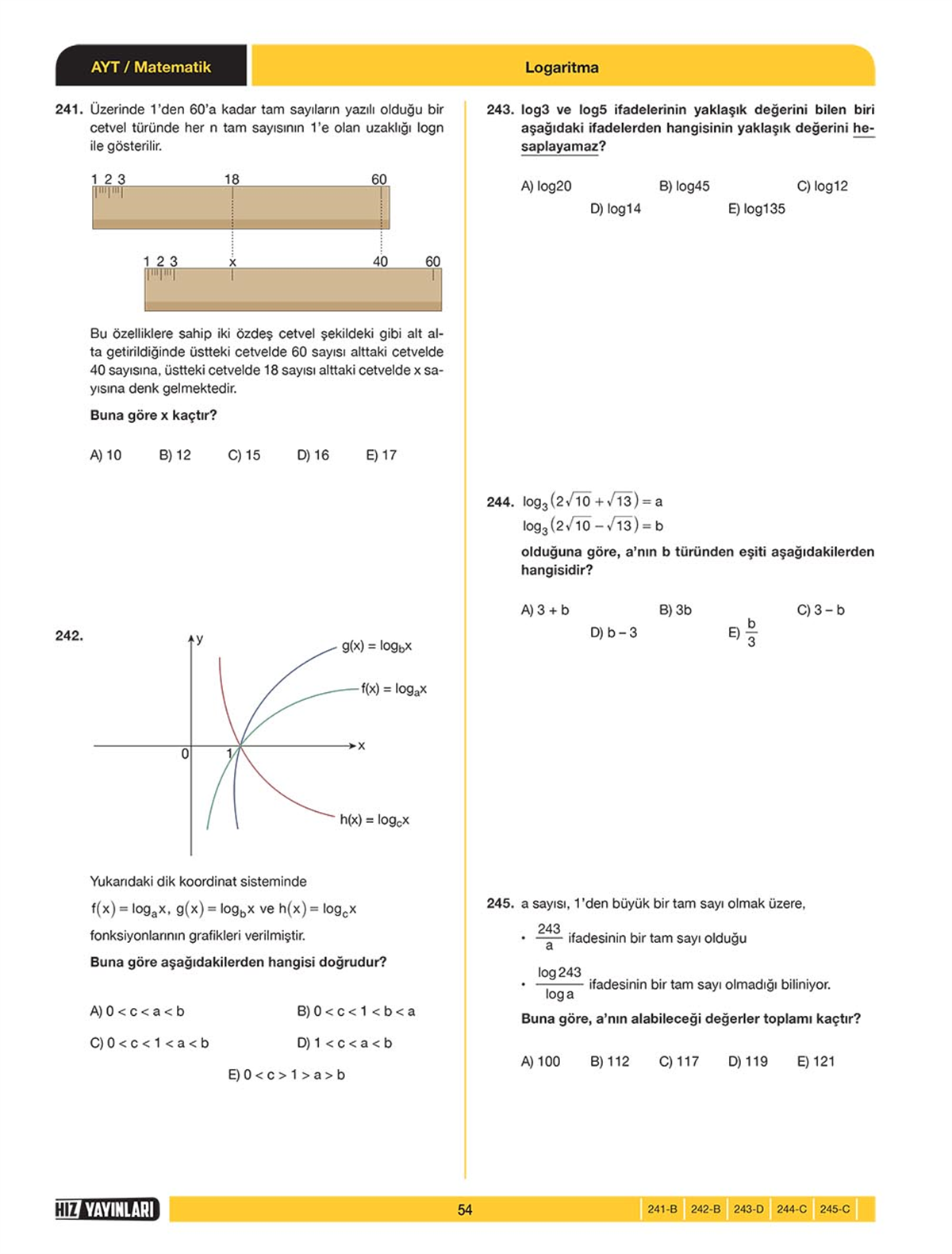 AYT SON 500 SORU MATEMATİK-GEOMETRİ