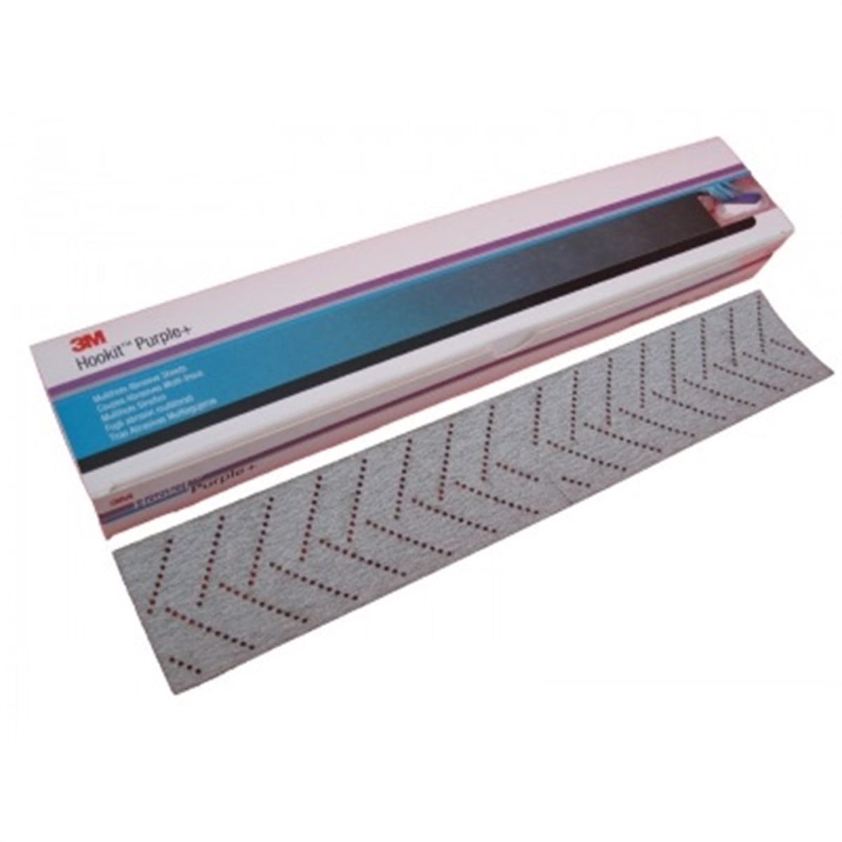 3M 30614 334U Hookit P400 Mor Çok Delikli Takoz Zımpara 70x396mm