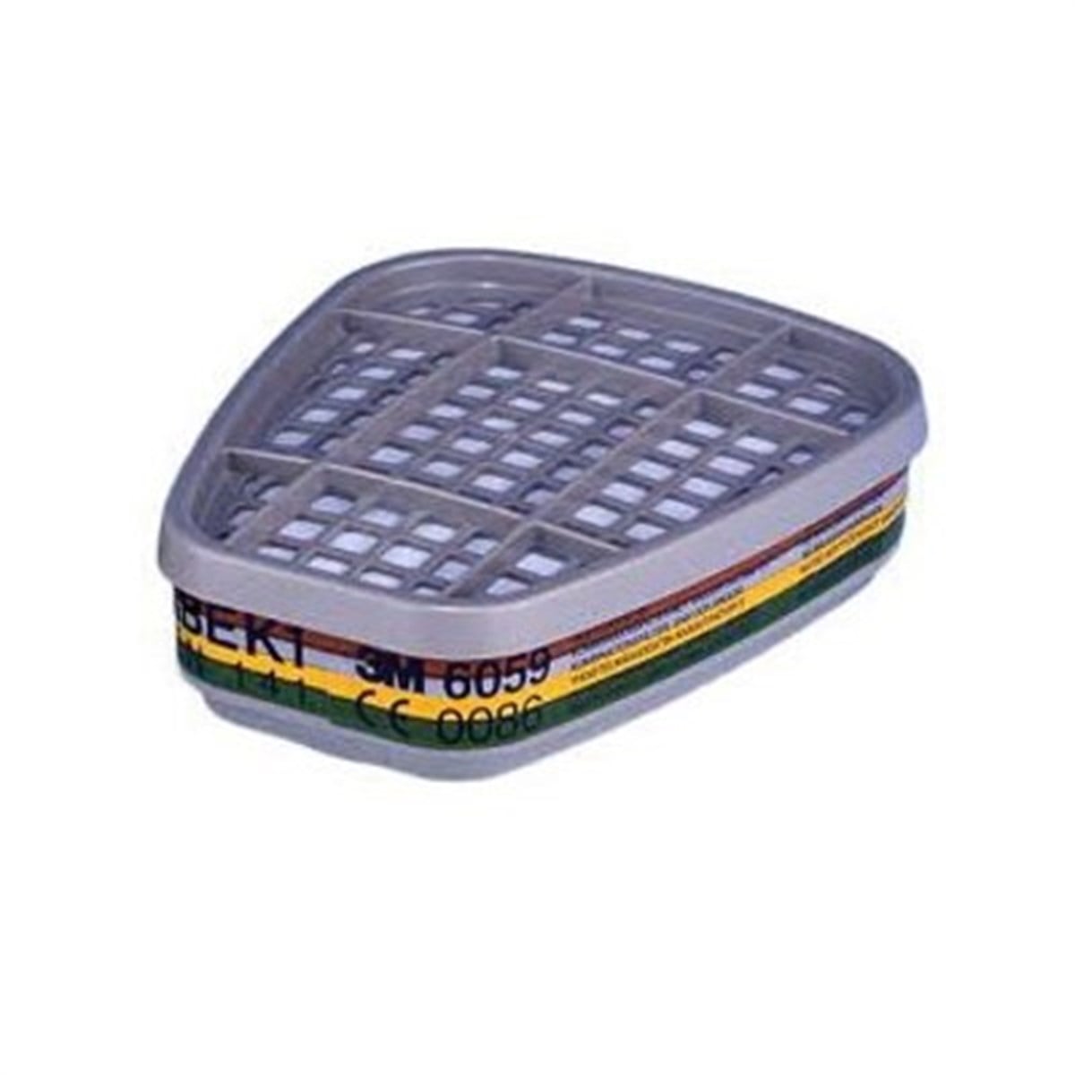 3M 6059 ABEK1 (Org.-İnorg.-Asit-Amon. Gaz/Buhar Filtresi)