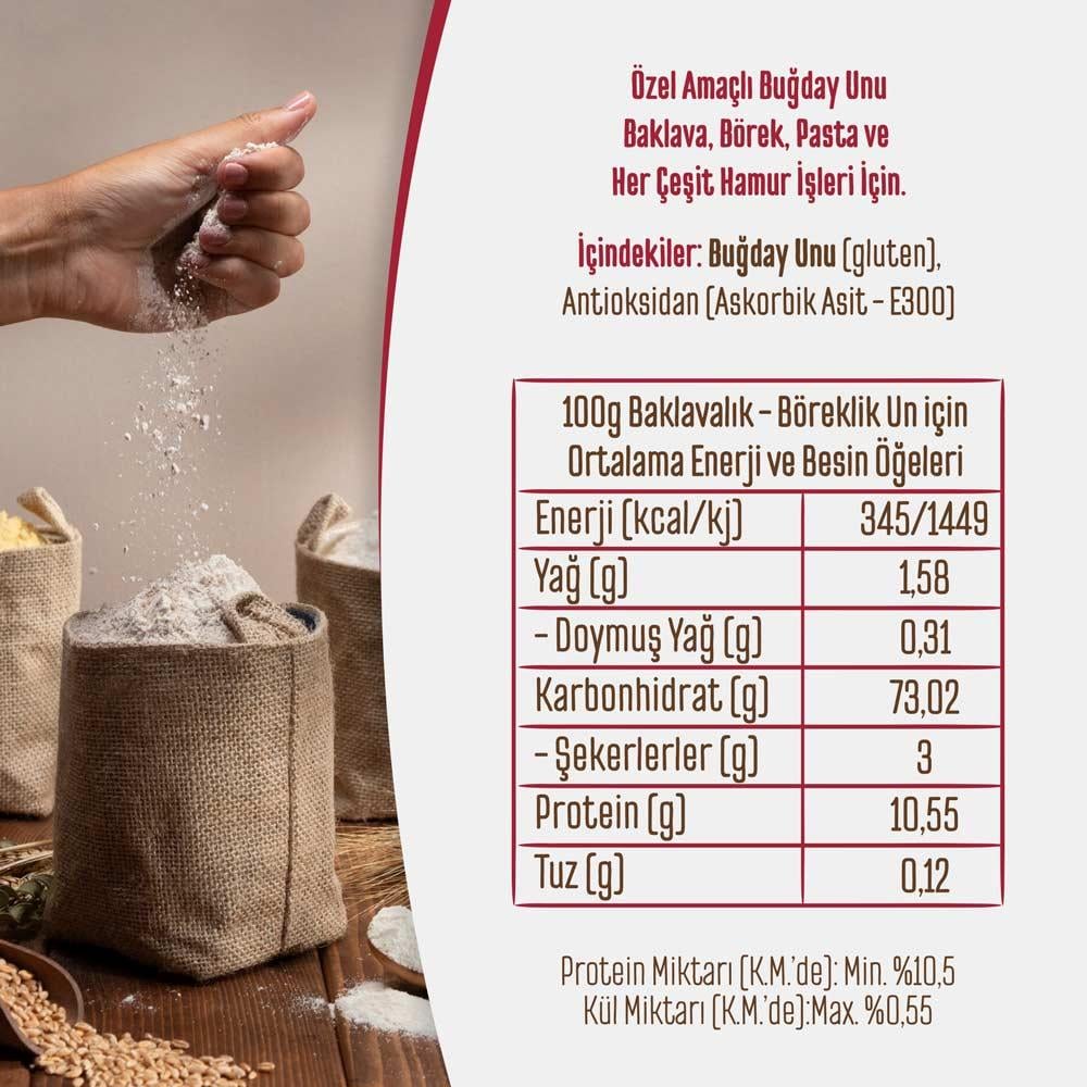 10 KG BAKLAVALIK BÖREKLİK UN | 2 ADET