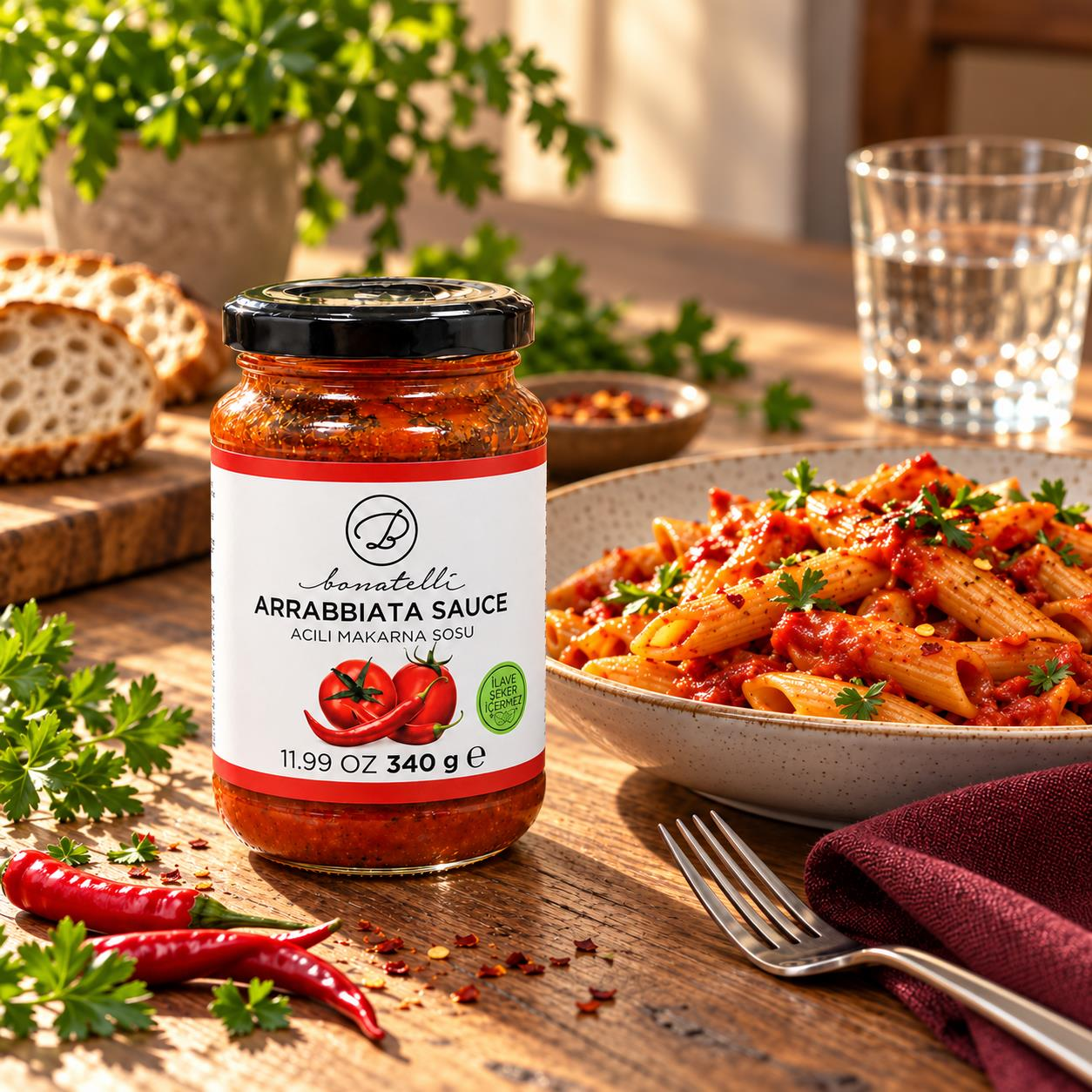Acılı Makarna Sosu 340 G