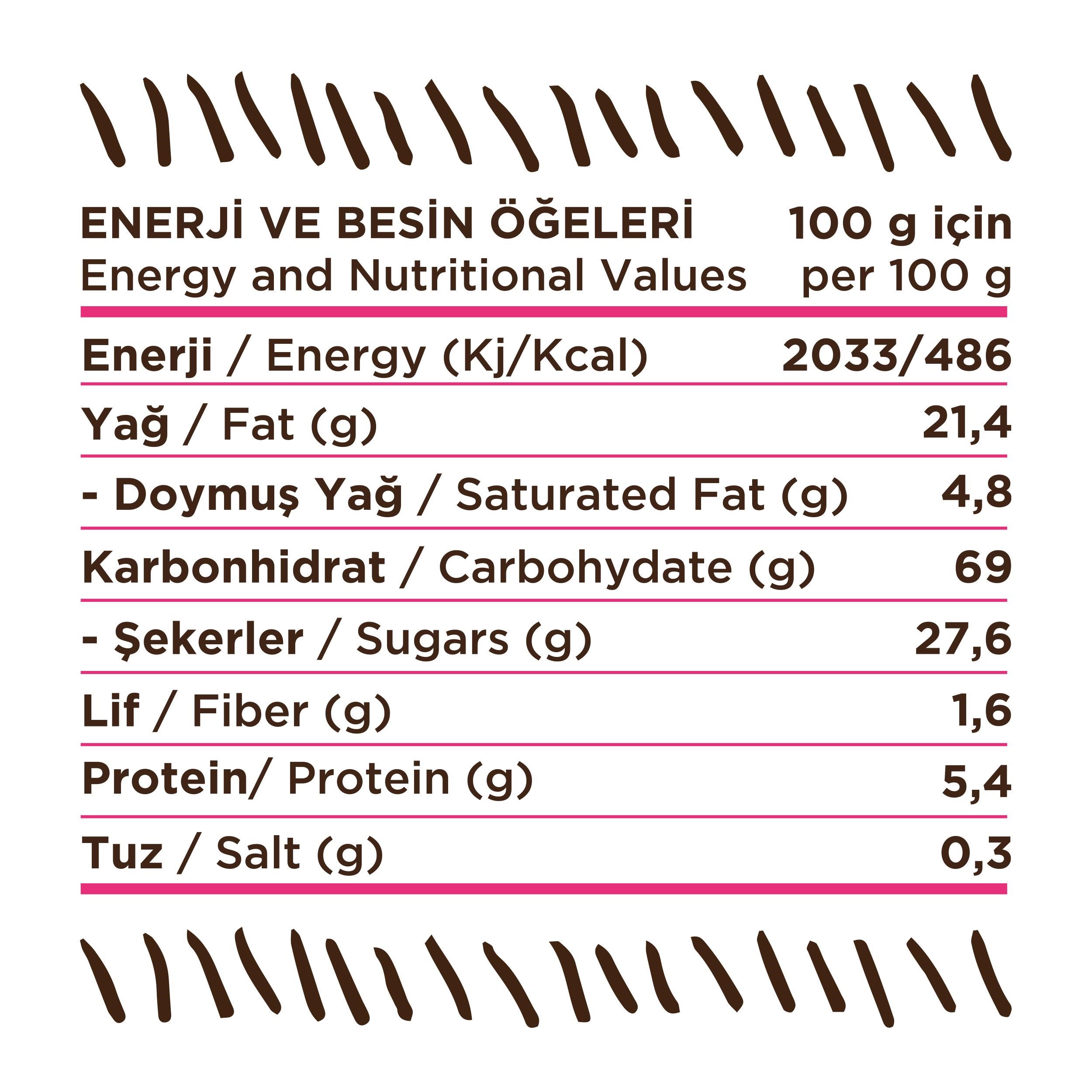 Ahududulu Kalp Kurabiye 250 G