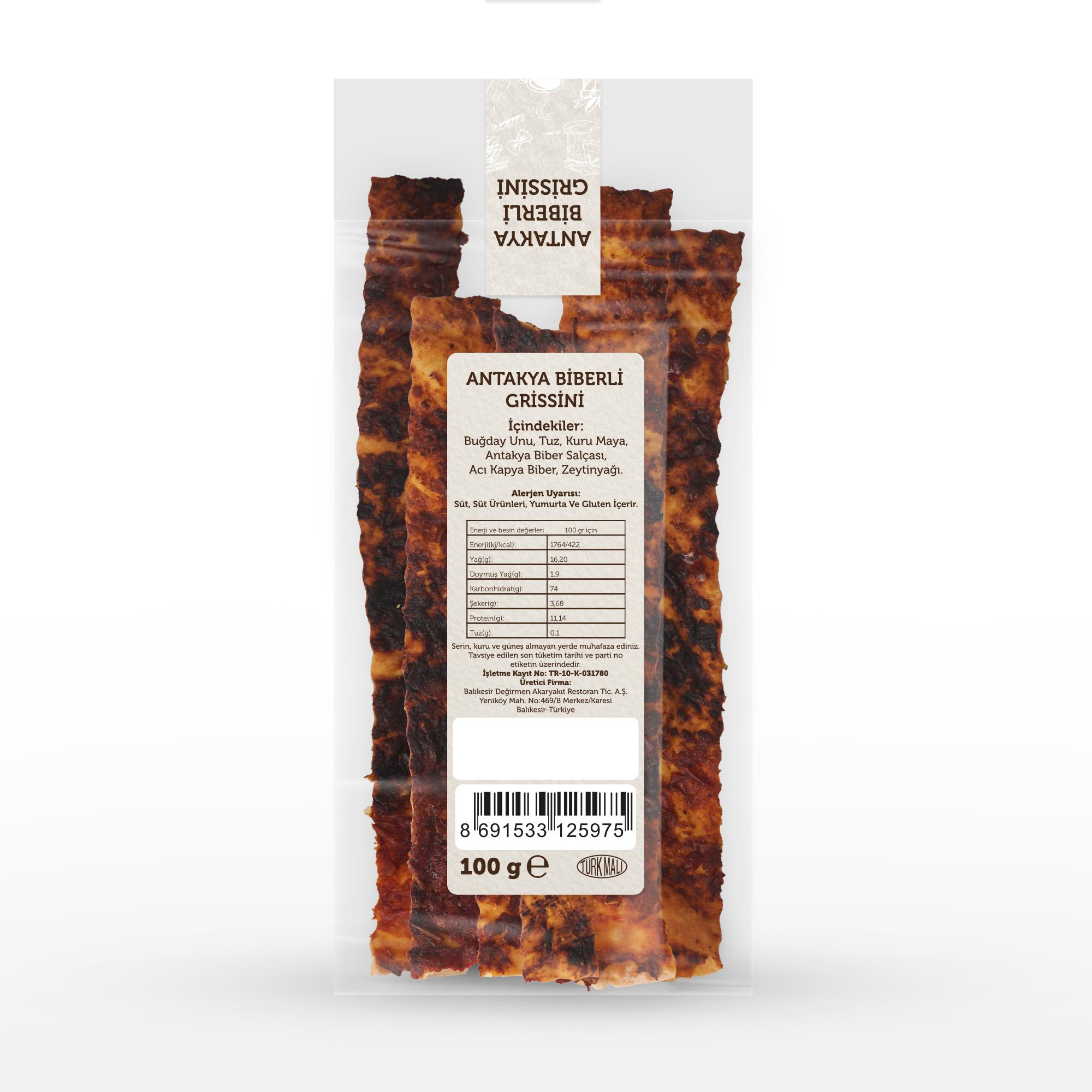 Antakya Biberli Grissini 100 G