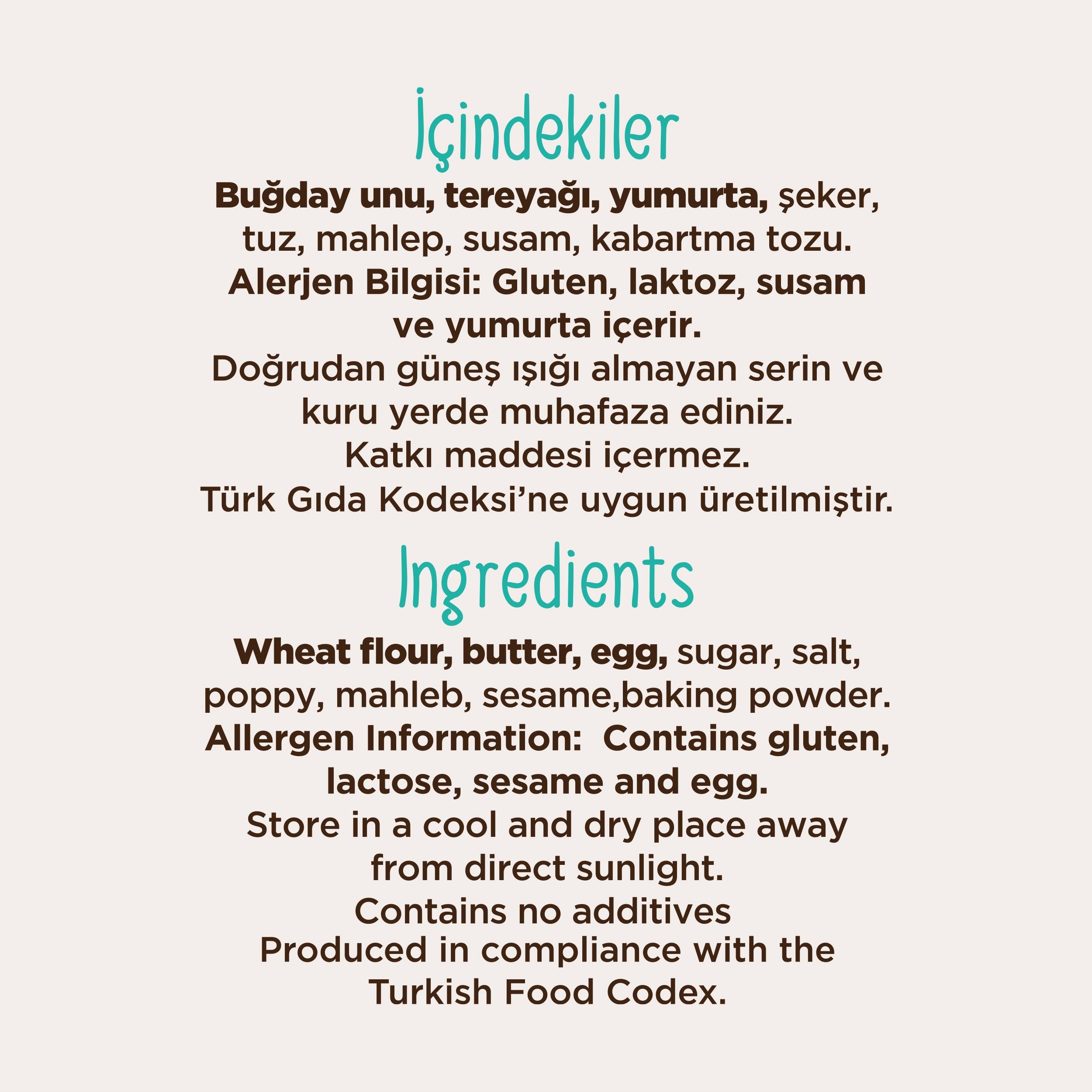 Ayçekirdekli Tuzlu Kurabiye 250 G