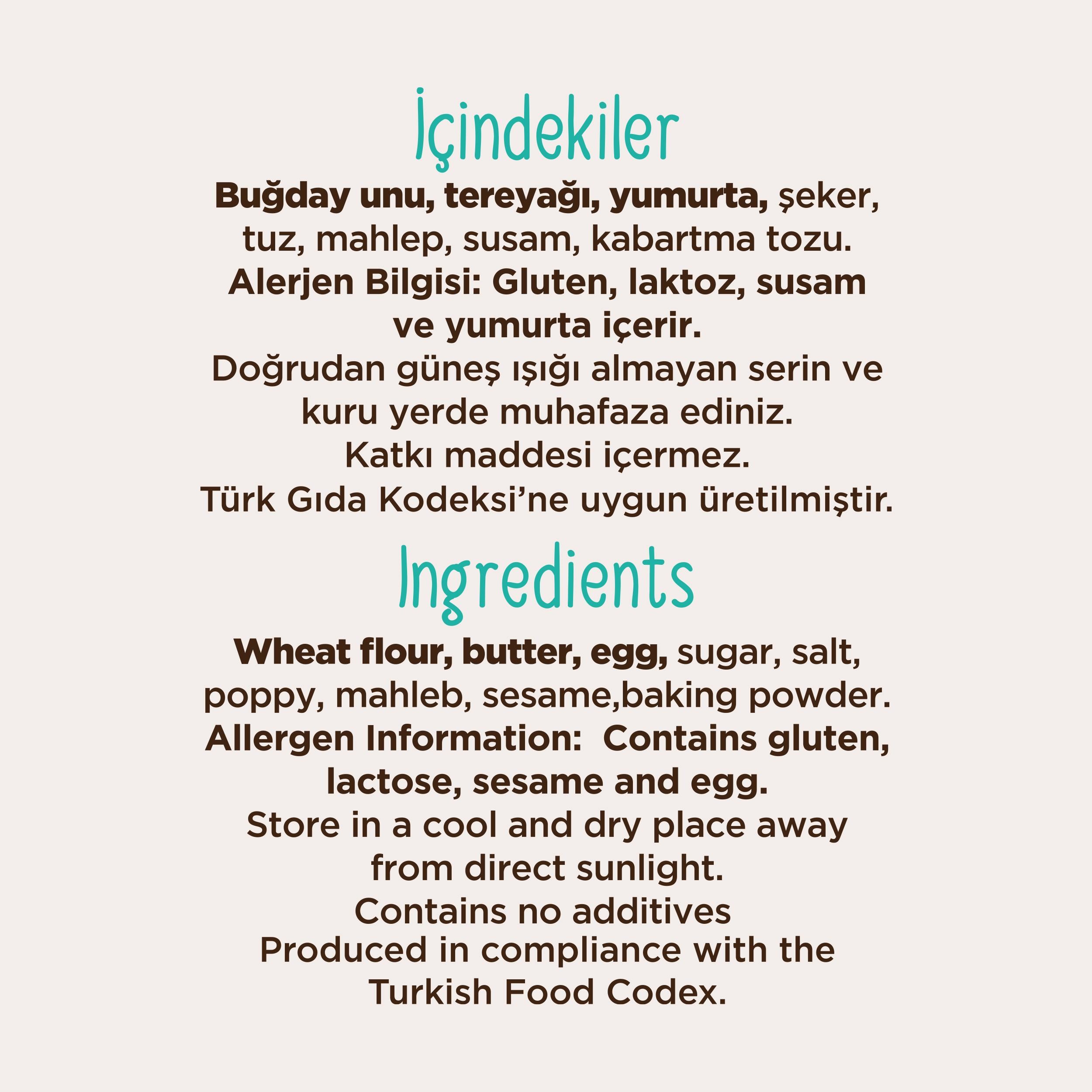 Ayçekirdekli Tuzlu Kurabiye 250 G