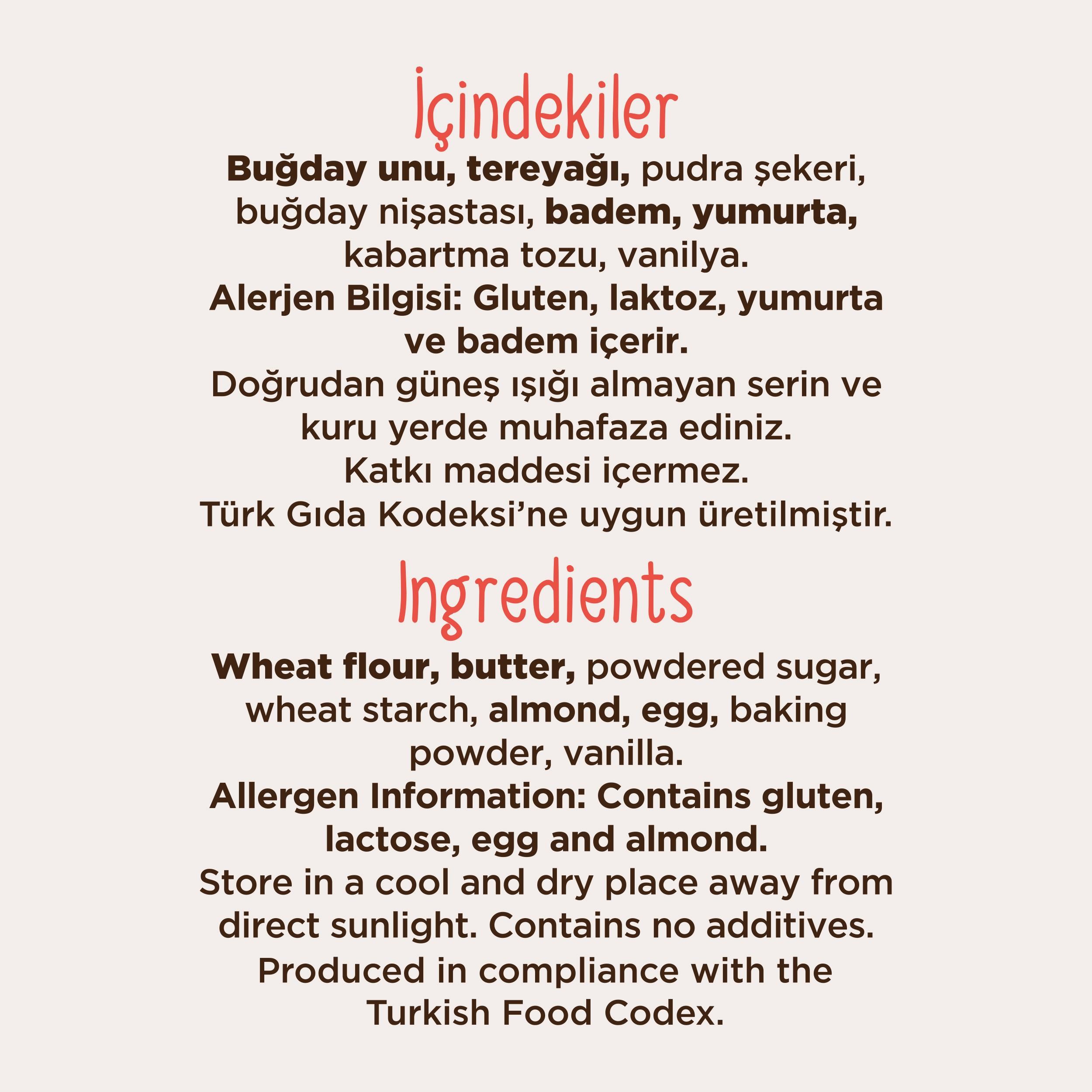 Bademli Kavala Kurabiye 250 G