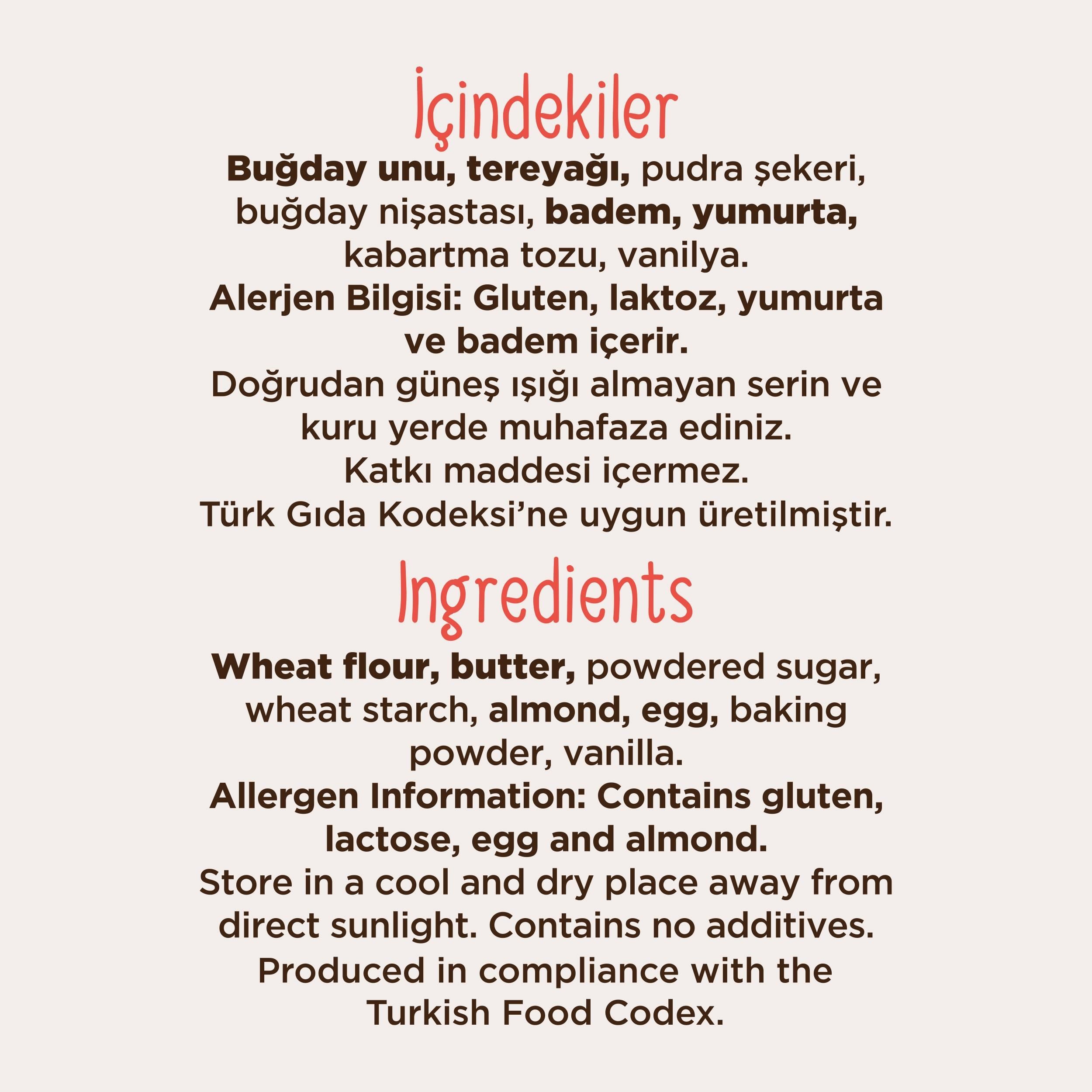 Bademli Kavala Kurabiye 250 G