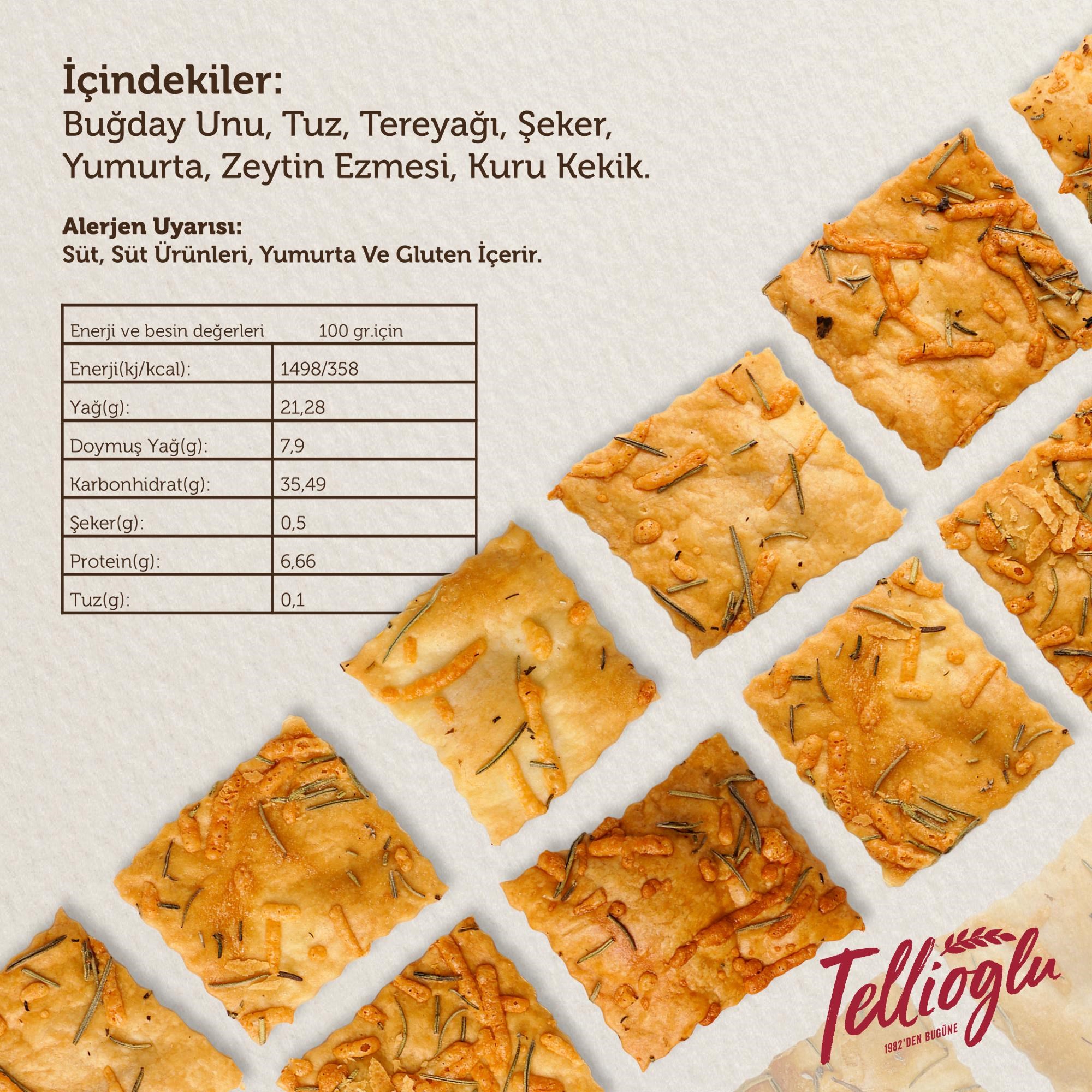 Biberiye Ve Mihaliç Peynirli Galeta 100 G
