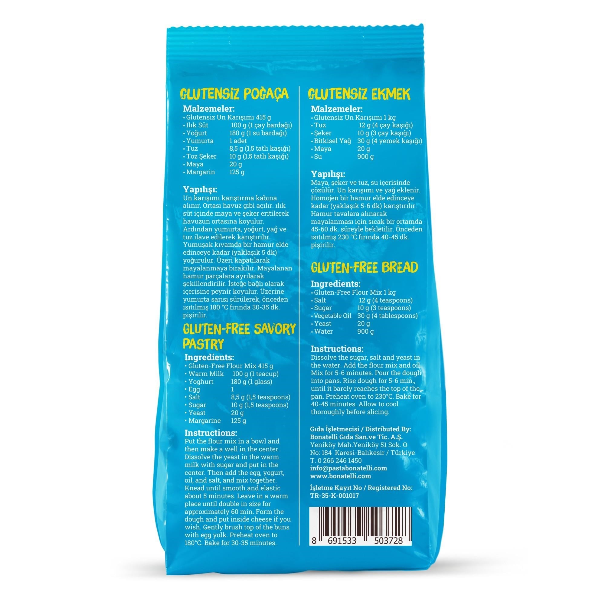 Glutensiz Un Karışımı 1 Kg