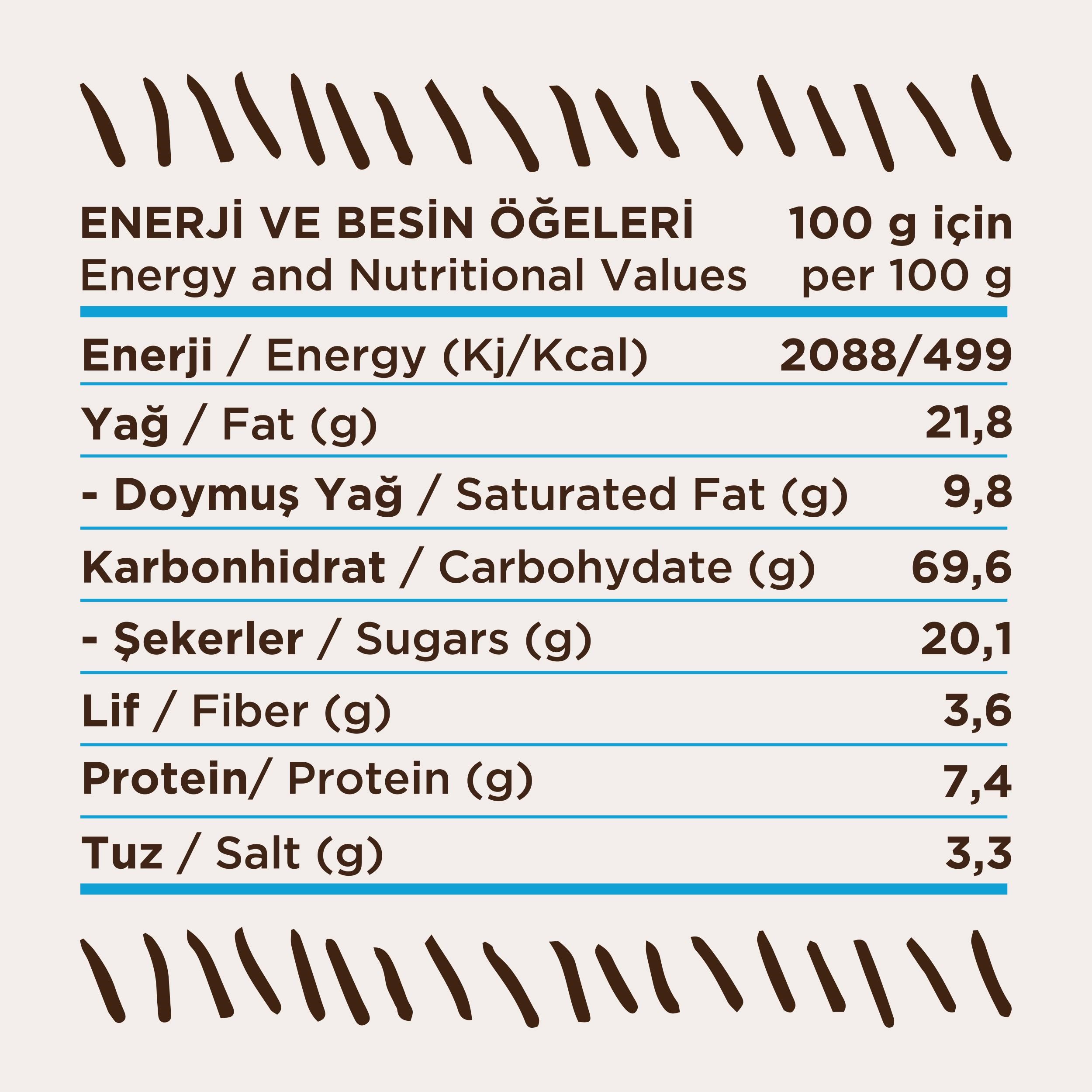 Haşhaşlı Tuzlu Kurabiye 250 G
