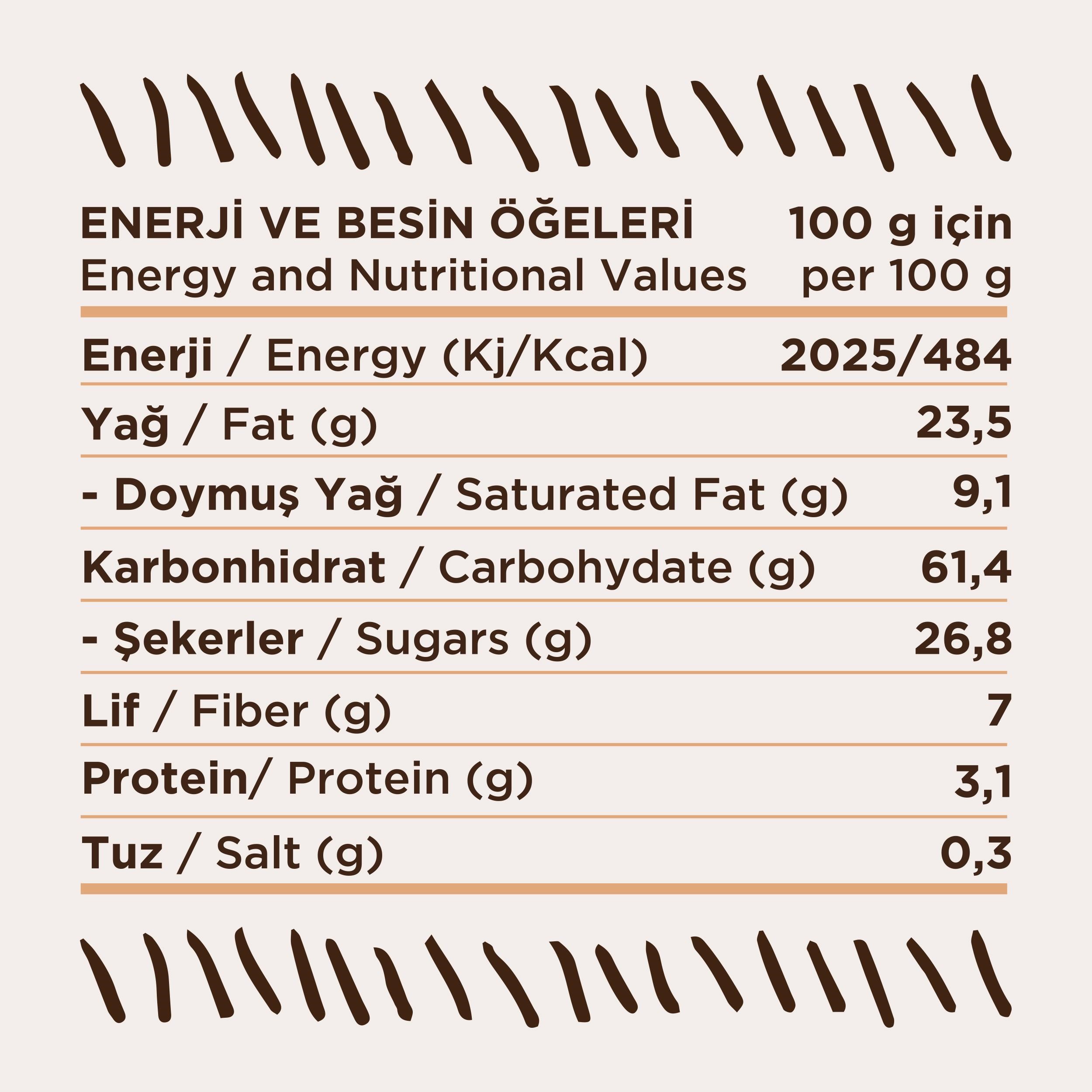 Hindistan Cevizli Kurabiye 250 G
