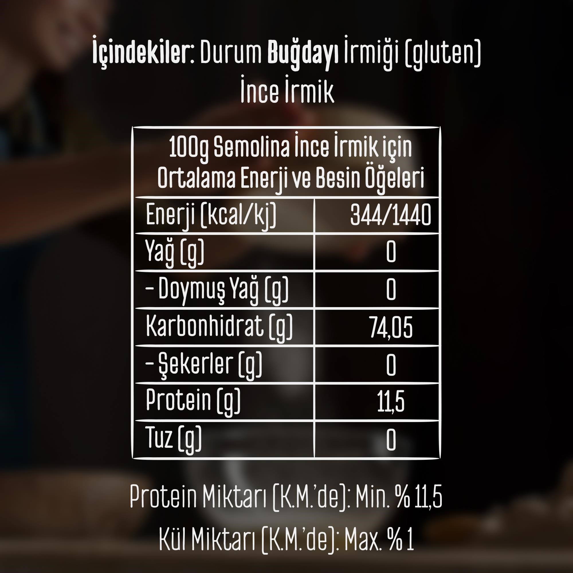 İrmik Semolina 1 KG