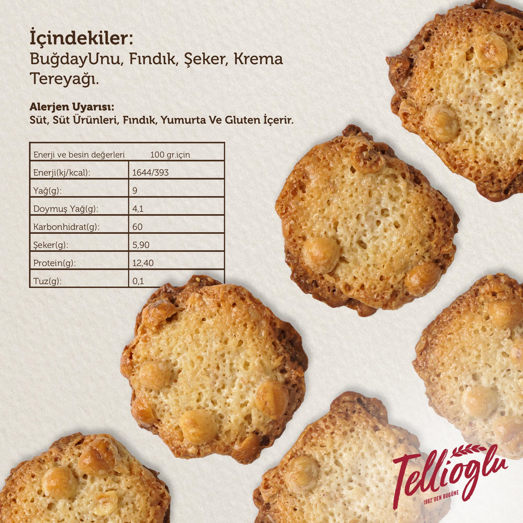 Karamelize Fındıklı Kurabiye 75 G