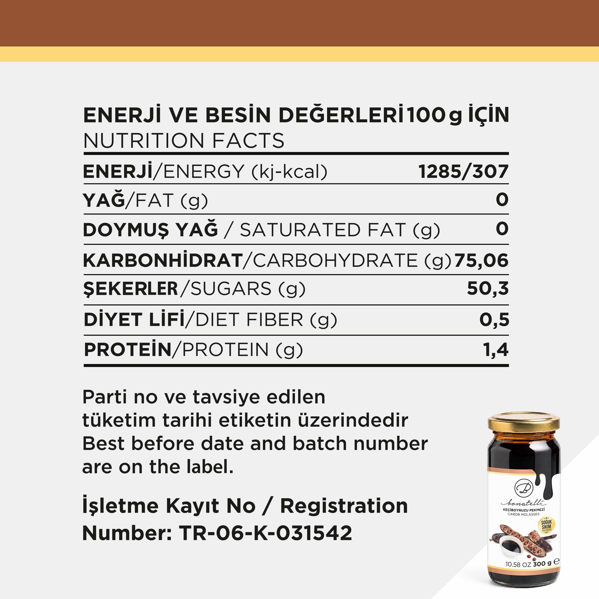 Keçiboynuzu Pekmezi 300 G