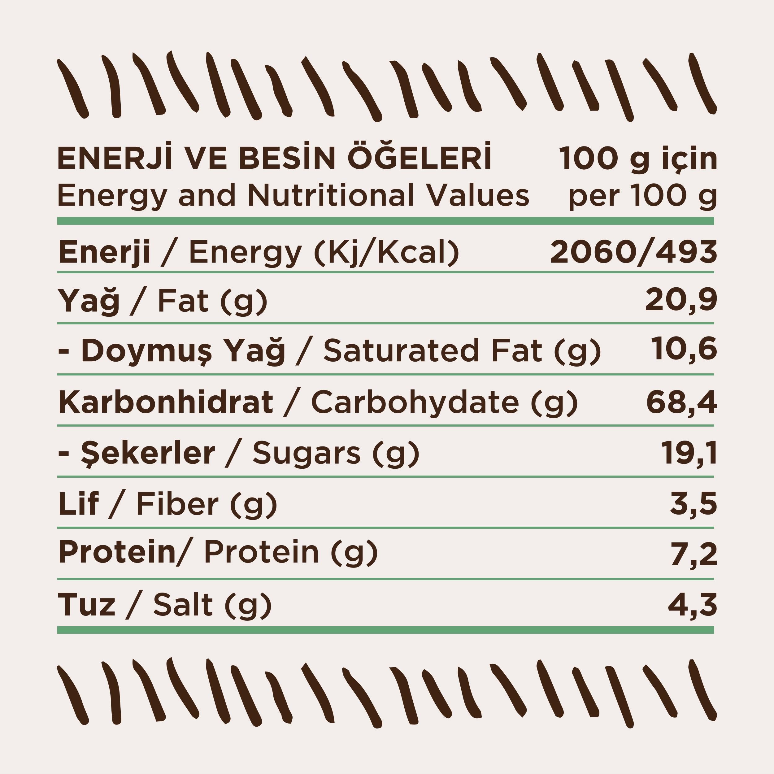 Minik Top Tuzlu Kurabiye 250 G
