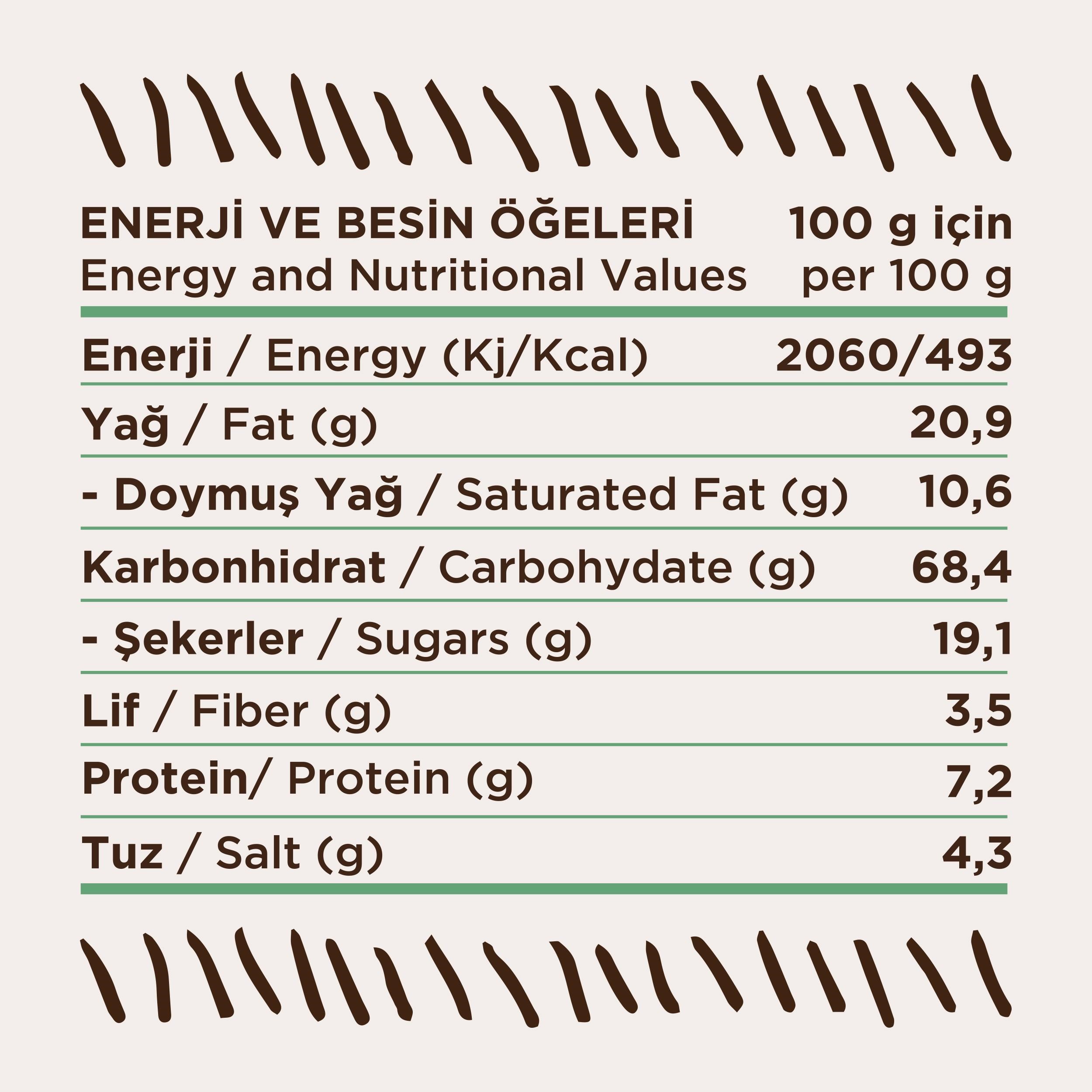 Minik Top Tuzlu Kurabiye 250 G