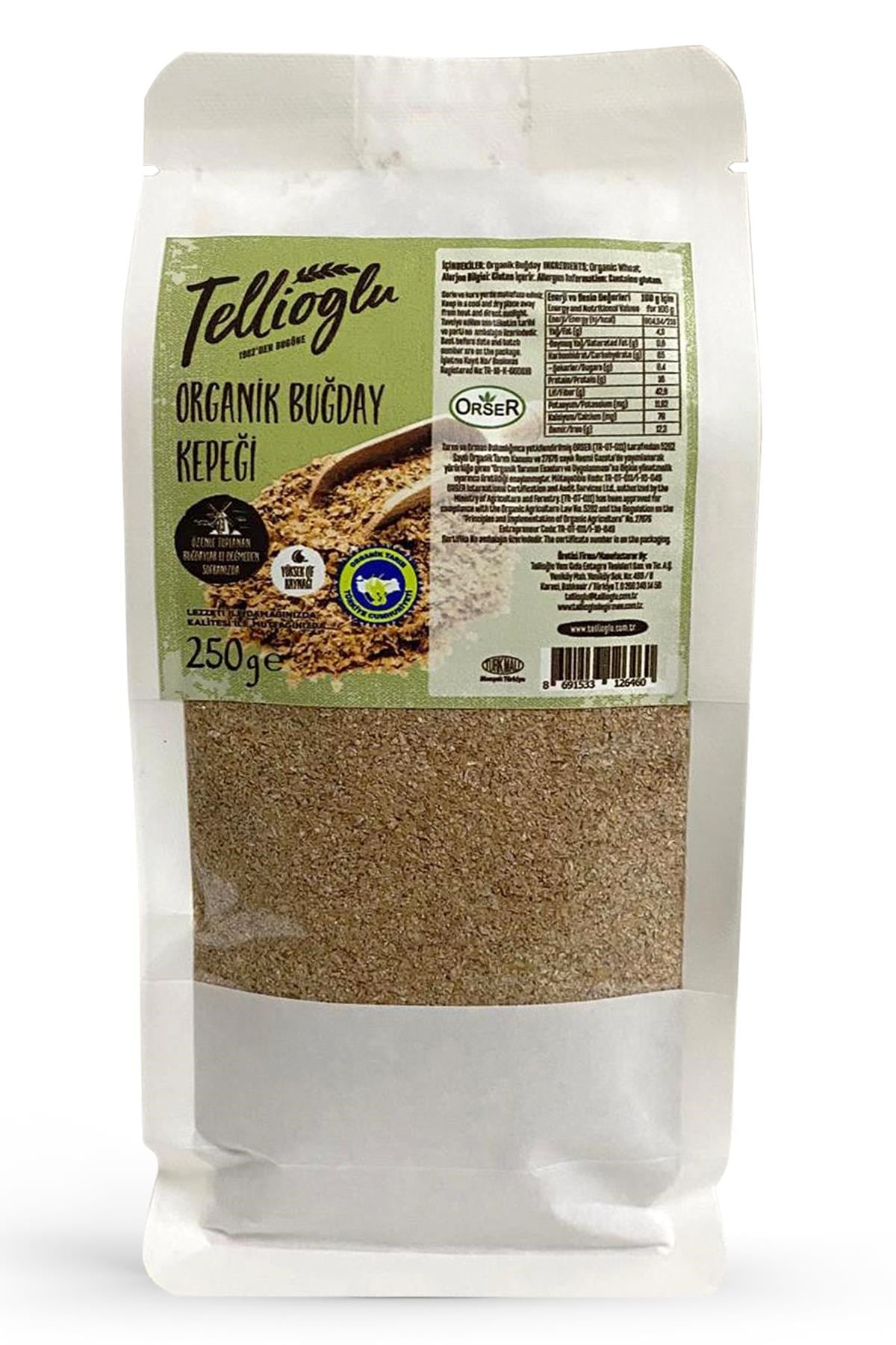 Organik Buğday Kepeği 250 G