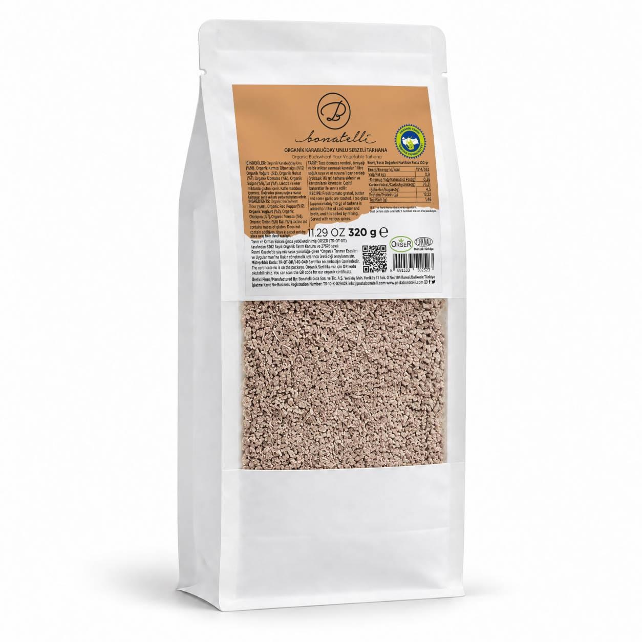 Organik Karabuğday Unlu Sebzeli Tarhana 320 G
