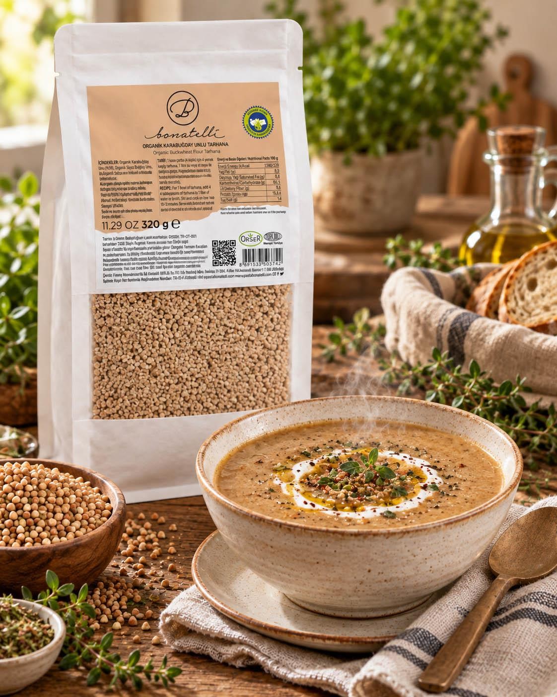 Organik Karabuğday Unlu Tarhana 320 G