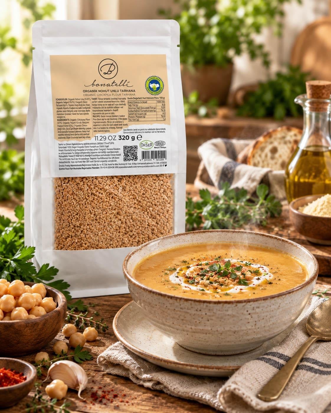 Organik Nohut Unlu Tarhana 320 G