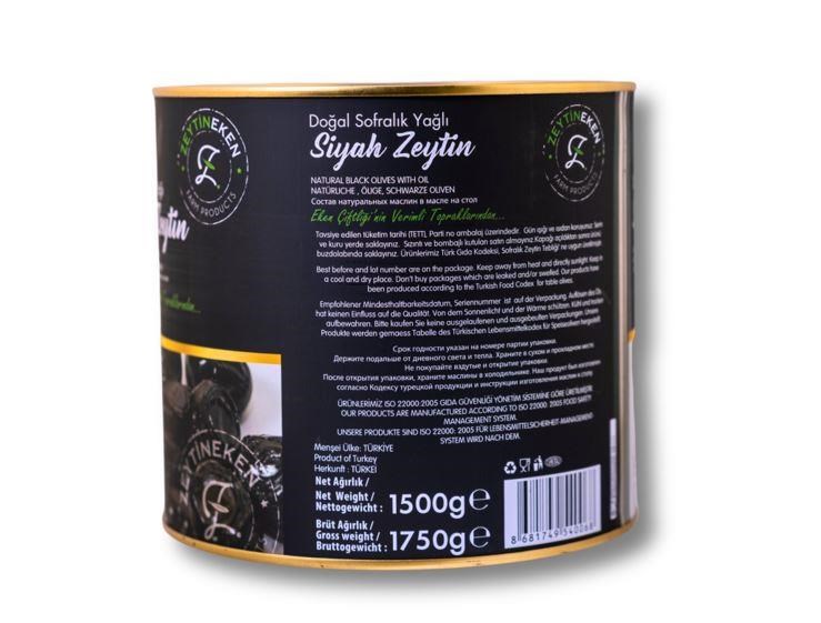 Siyah Zeytin 1,5 Kg