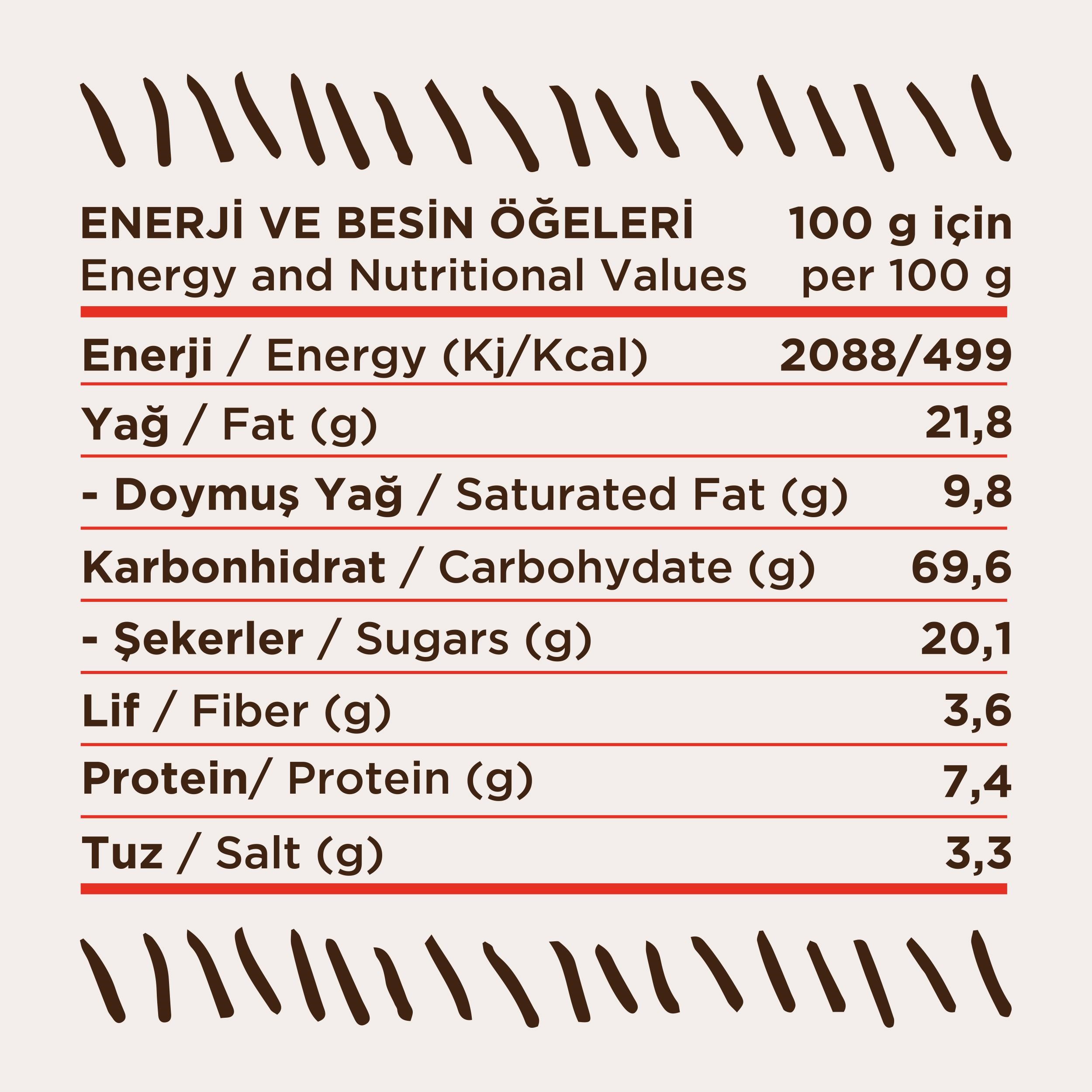 SusamlıTuzlu Kurabiye 250 G