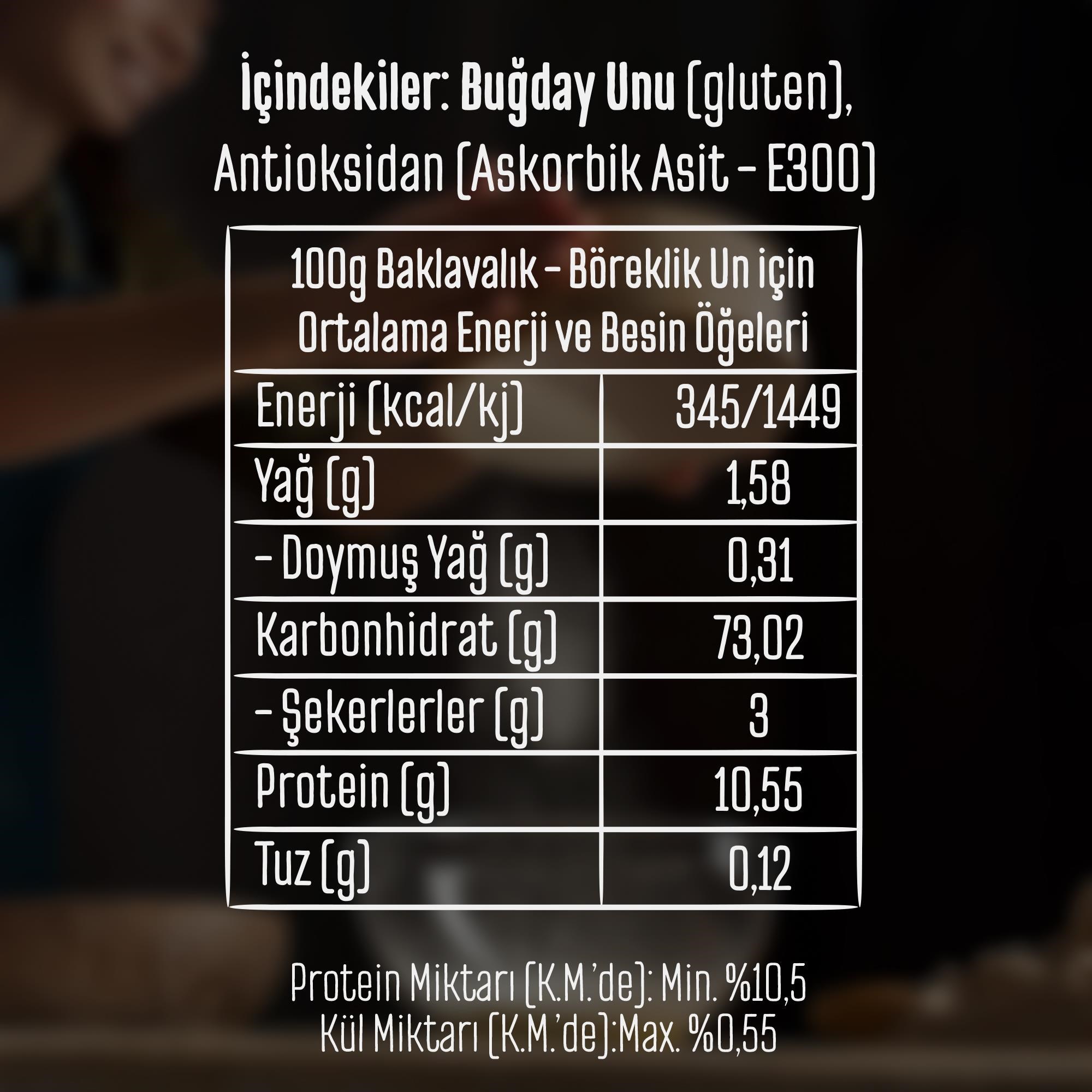 Tellioğlu Baklavalık Böreklik Un 2 KG